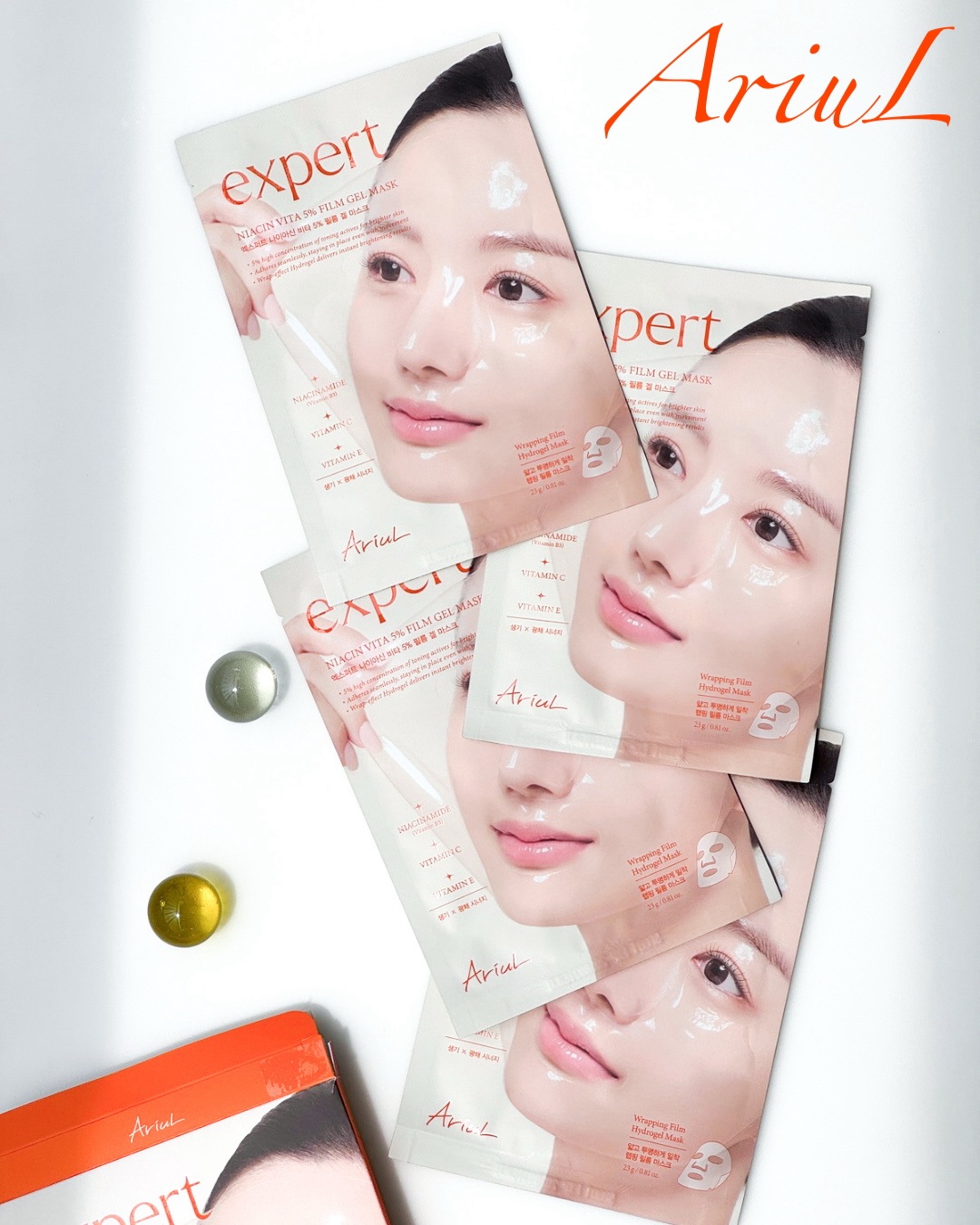 アリウル エキスパートナイアシンビタ5% フィルムゲルマスク/Ariul/シートマスク・パックを使ったクチコミ（1枚目）
