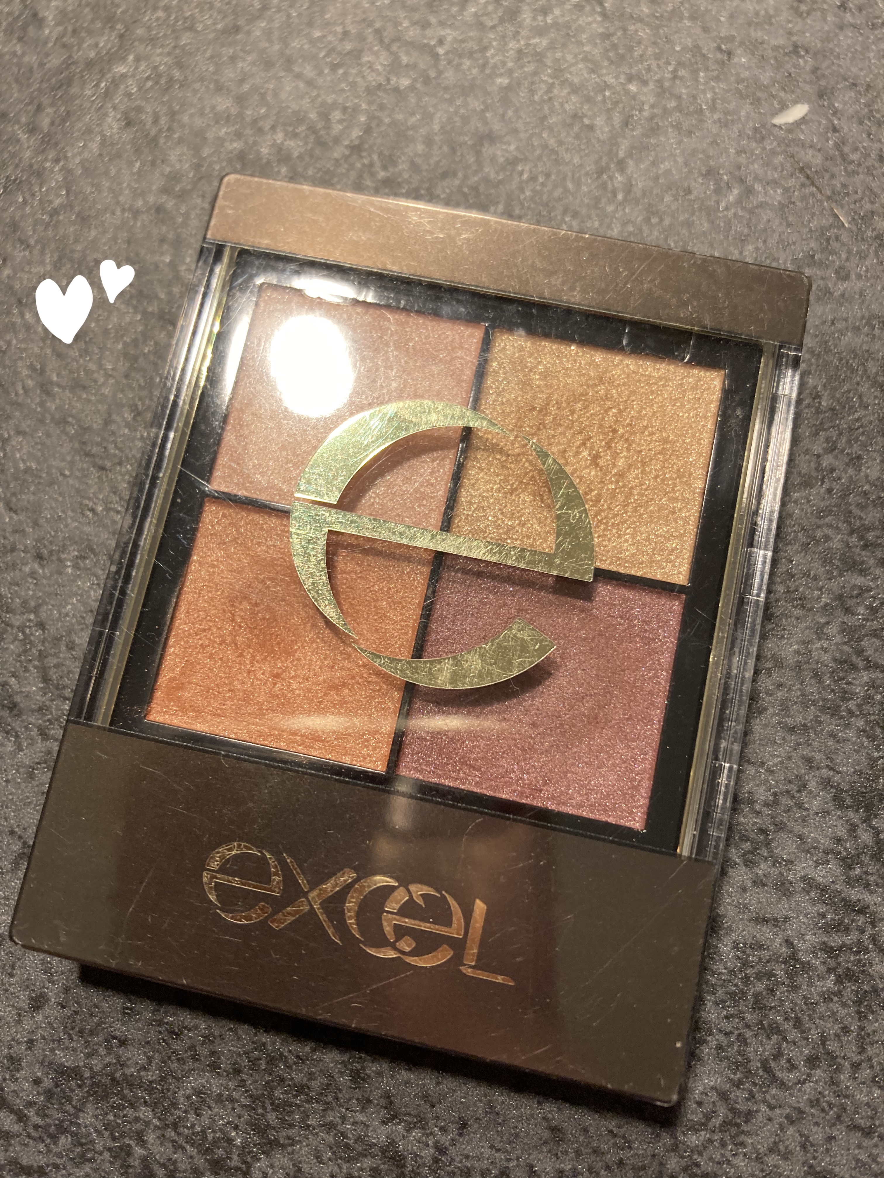 リアルクローズシャドウ/excel/アイシャドウパレットを使ったクチコミ（1枚目）