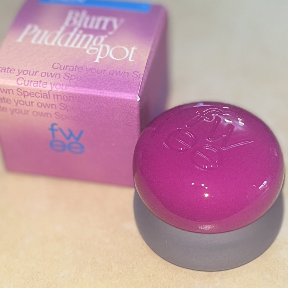 リップアンドチーク ブラーリープリンポット/fwee/口紅を使ったクチコミ（1枚目）