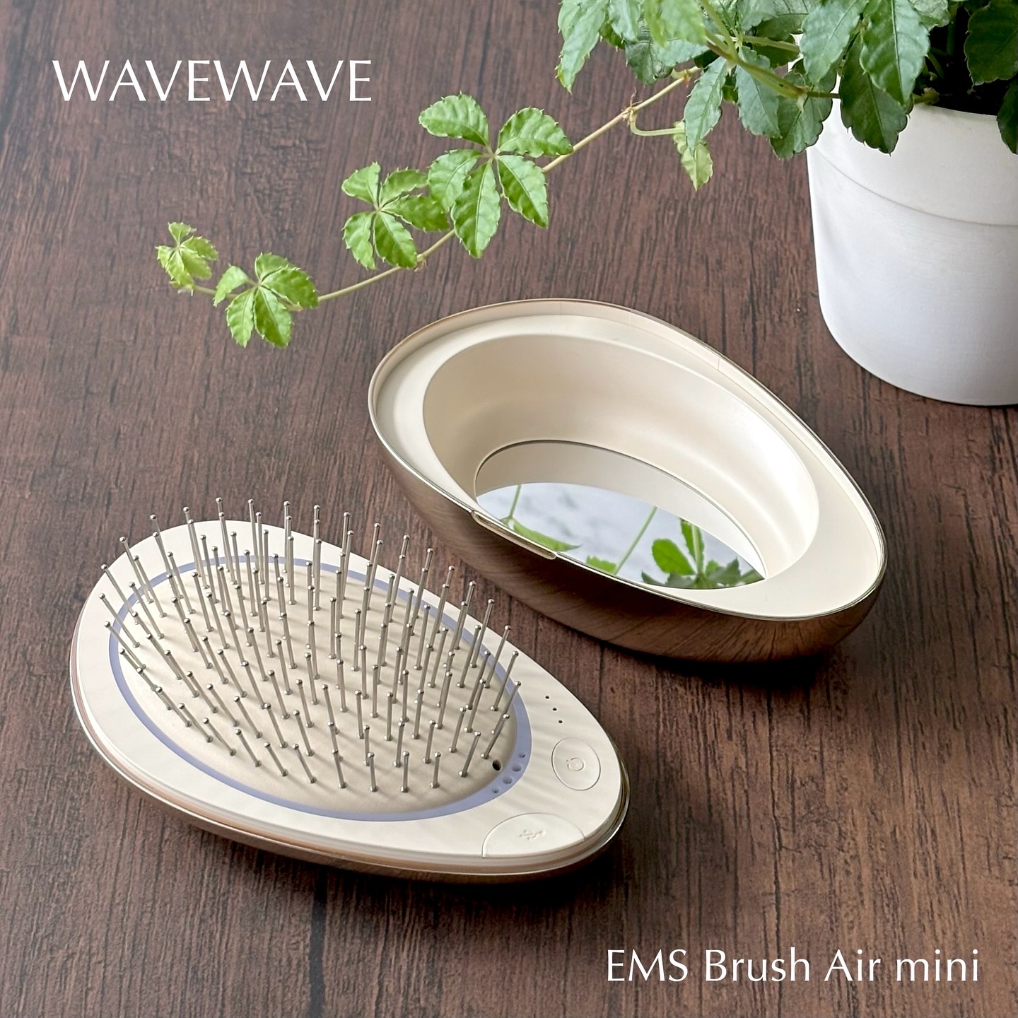 EMS Brush Air mini/WAVEWAVE/ヘアブラシを使ったクチコミ（1枚目）
