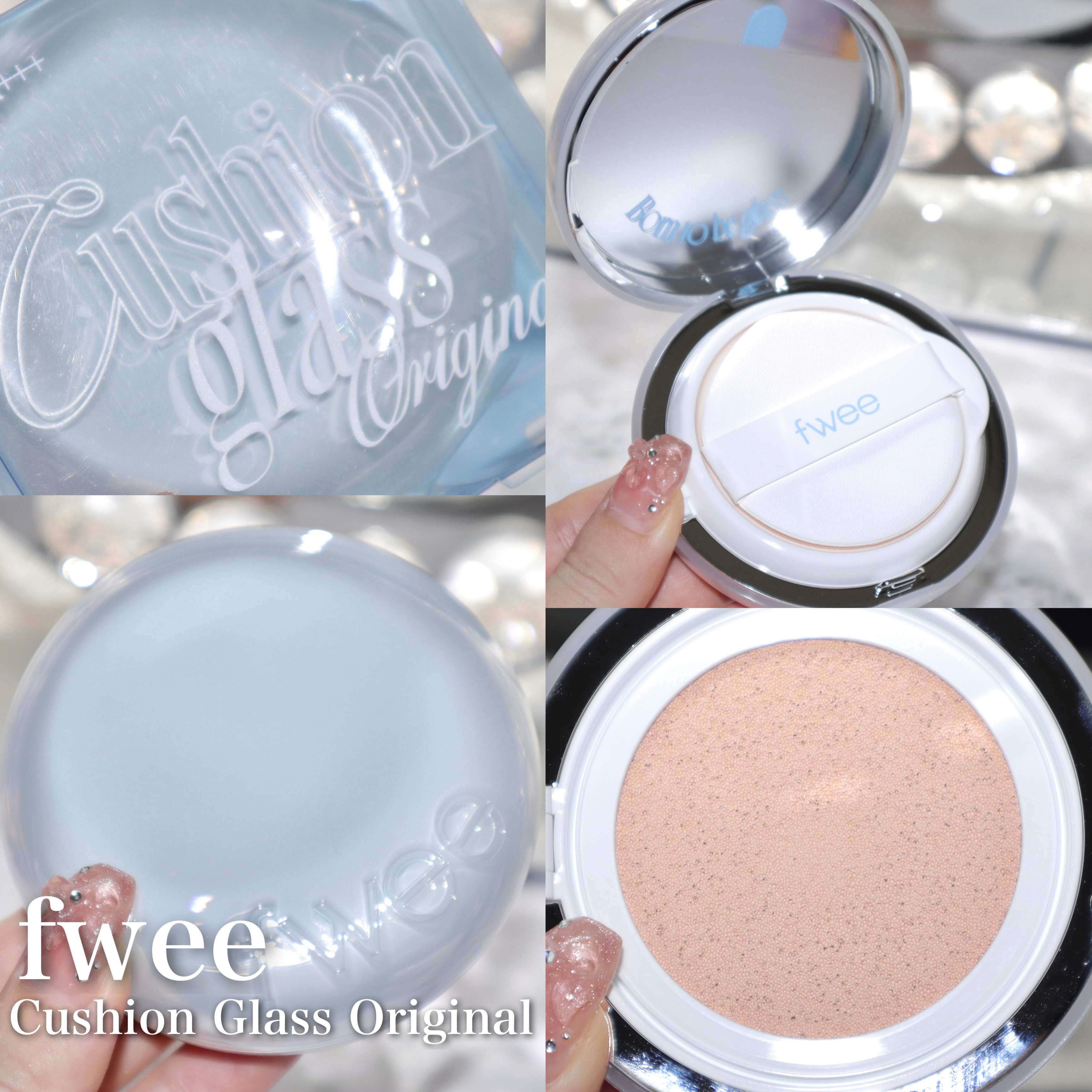 フィー クッションガラス ナチュラル/fwee/クッションファンデーションを使ったクチコミ（3枚目）