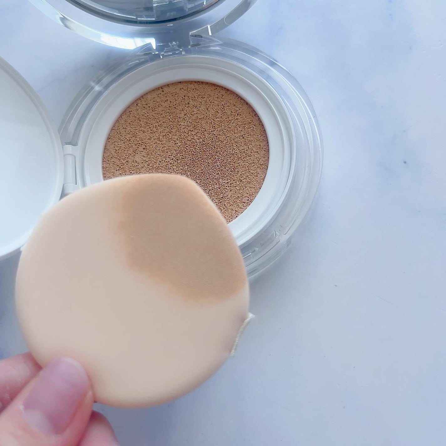 ハートリーフシーンカバークッション/23years old/クッションファンデーションを使ったクチコミ(4枚目)