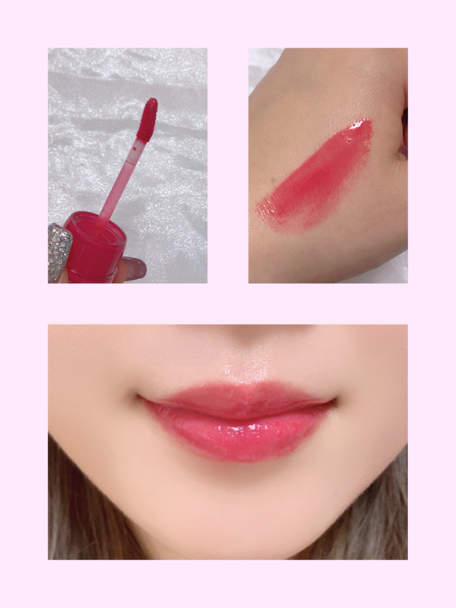 グレイズバウンシングティント/2aN/リップティントを使ったクチコミ（3枚目）