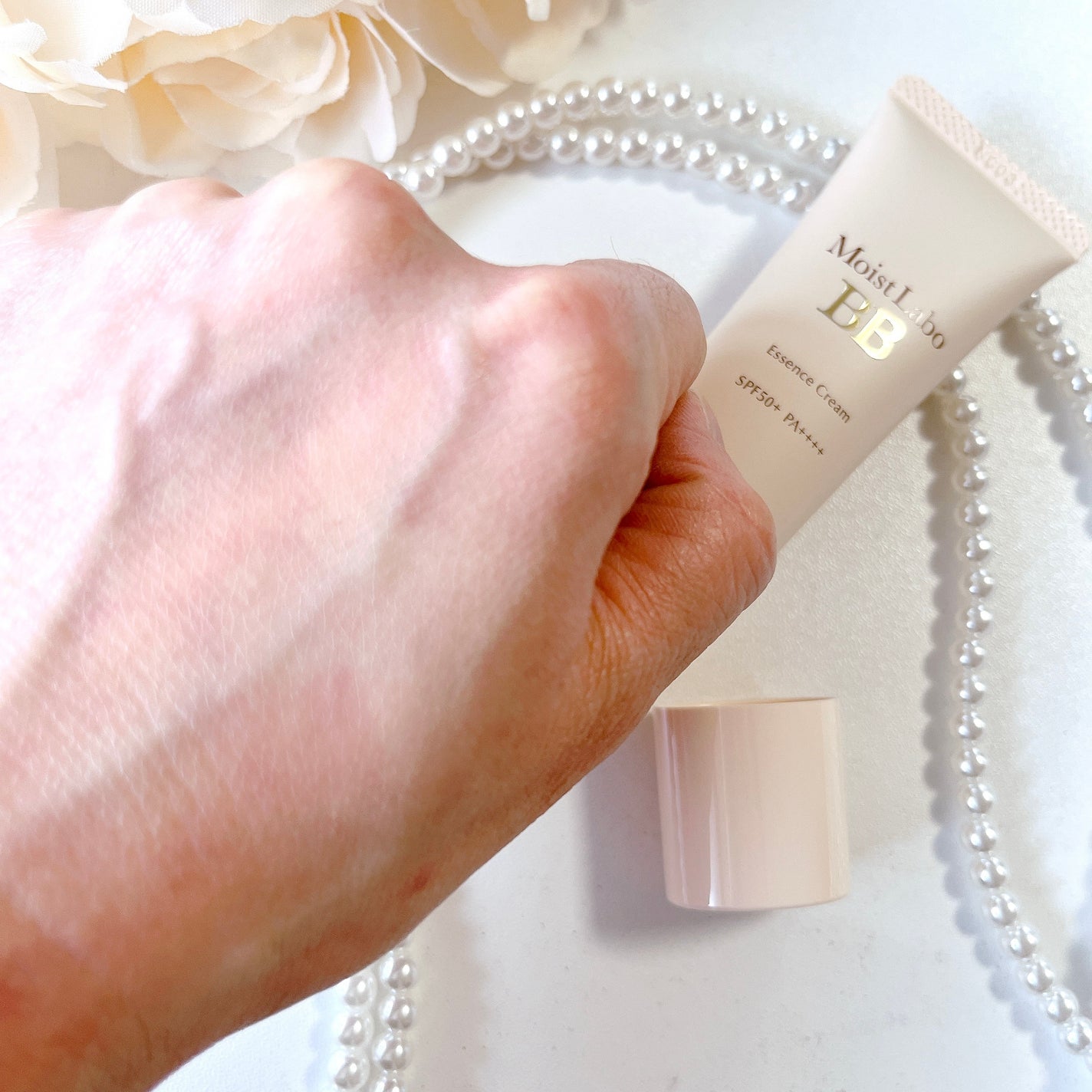 モイストラボ BBエッセンスクリーム/Moist Labo/BBクリームを使ったクチコミ(4枚目)