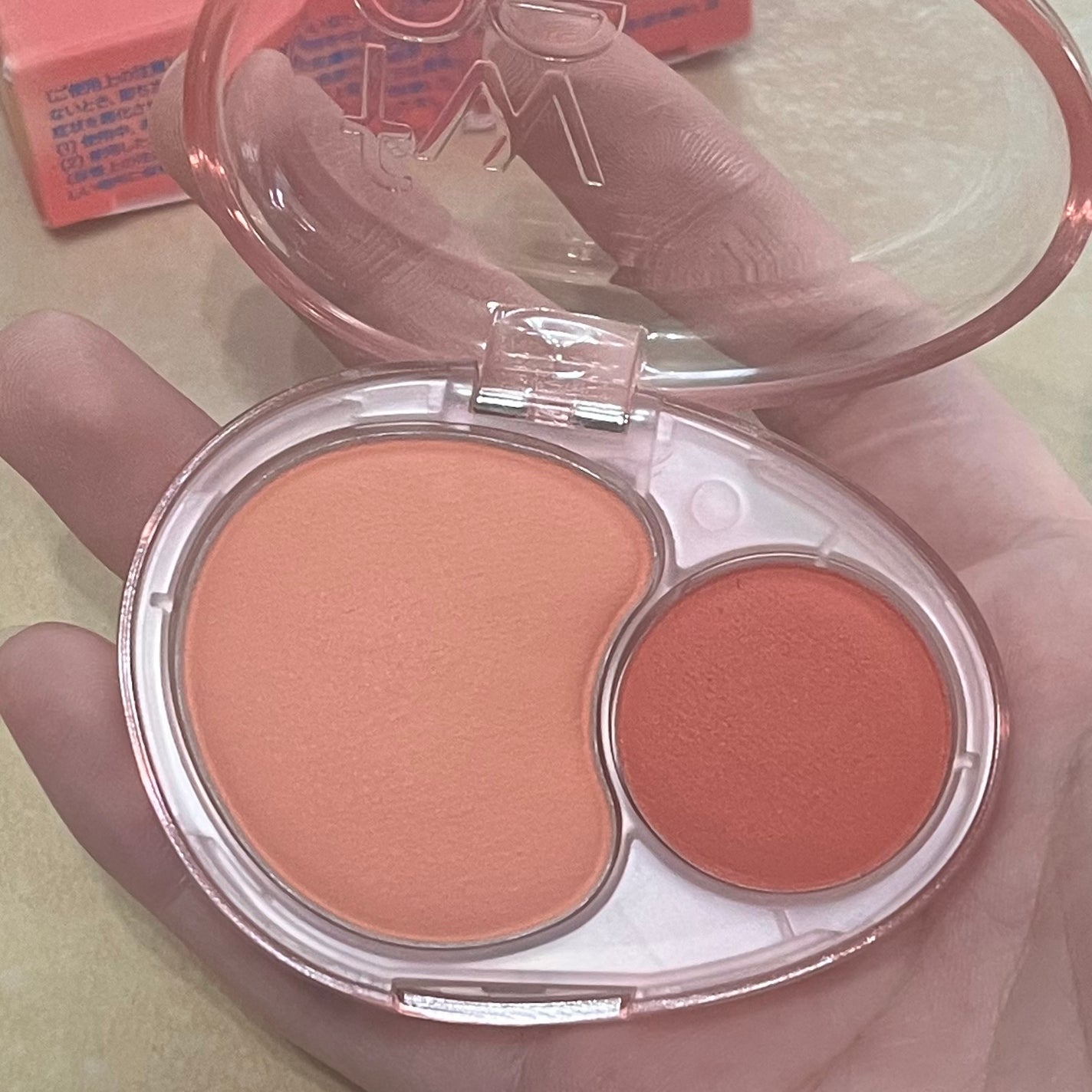 デュアルチークメロウ/fwee/ジェル・クリームチークを使ったクチコミ(2枚目)