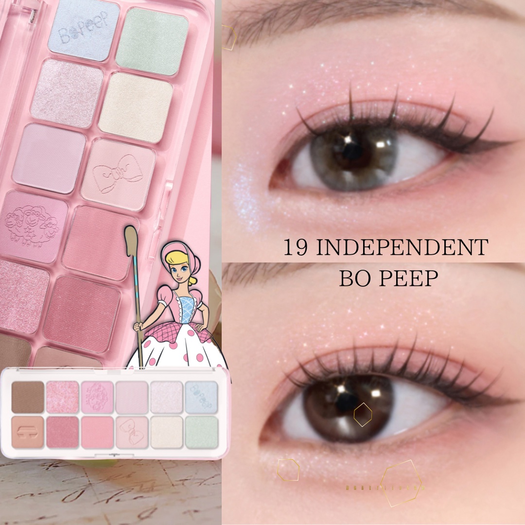 プロ アイ パレット エアー 19 インディペンデント ボー・ピープ(INDEPENDENT BO PEEP)/CLIO/アイシャドウパレットを使ったクチコミ（2枚目）