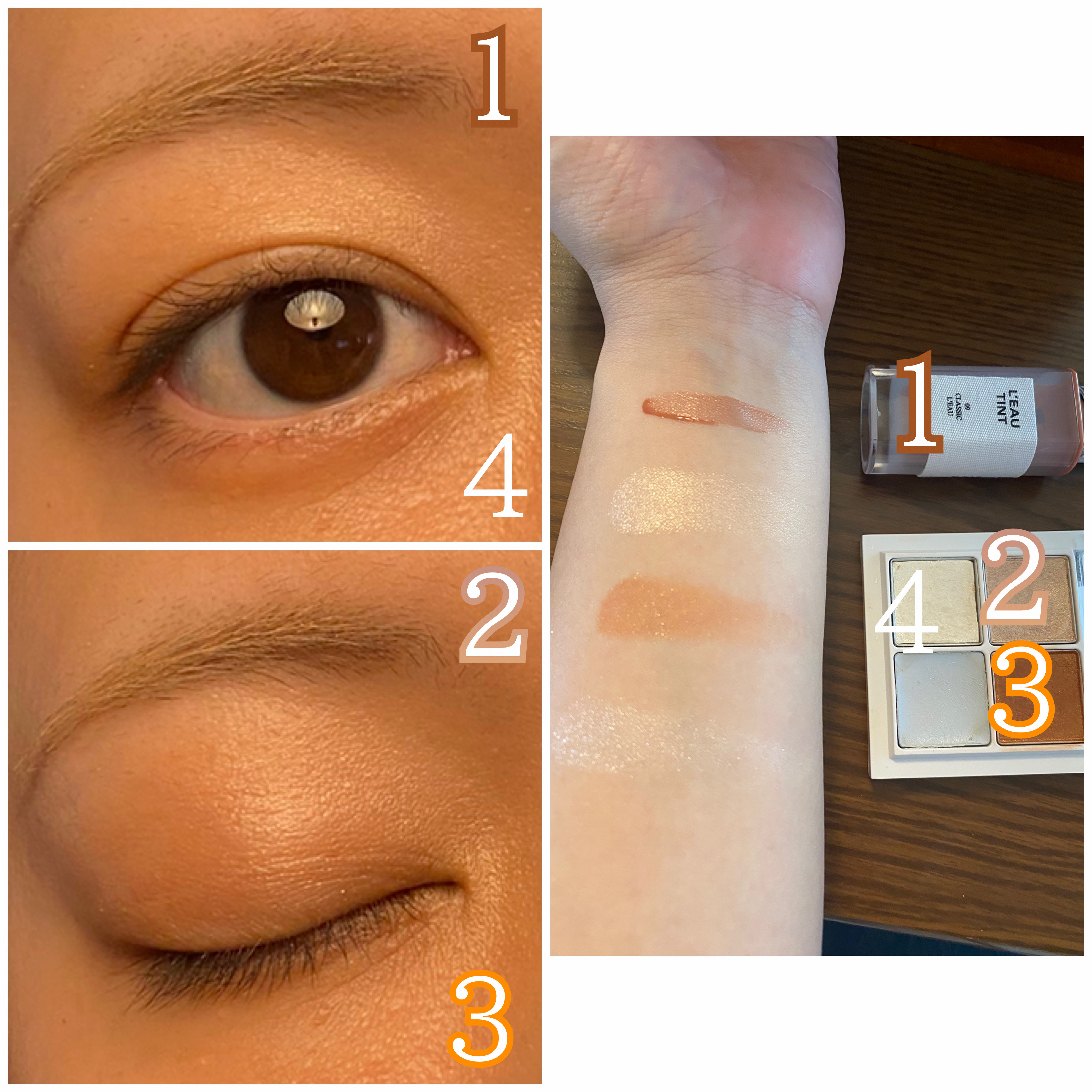 THE アイパレR/b idol/アイシャドウパレットを使ったクチコミ（2枚目）