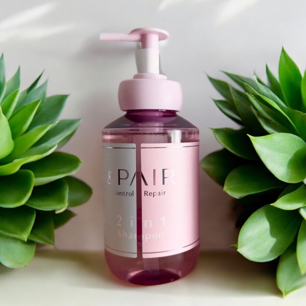 アンドペア コントロール リペア 2in1 シャンプー＆ヘアトリートメント/&PAIR/市販シャンプーを使ったクチコミ（2枚目）