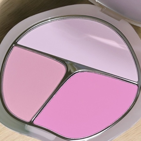 TIMAGE  3色チークパレット/TIMAGE/パウダーチークを使ったクチコミ（3枚目）