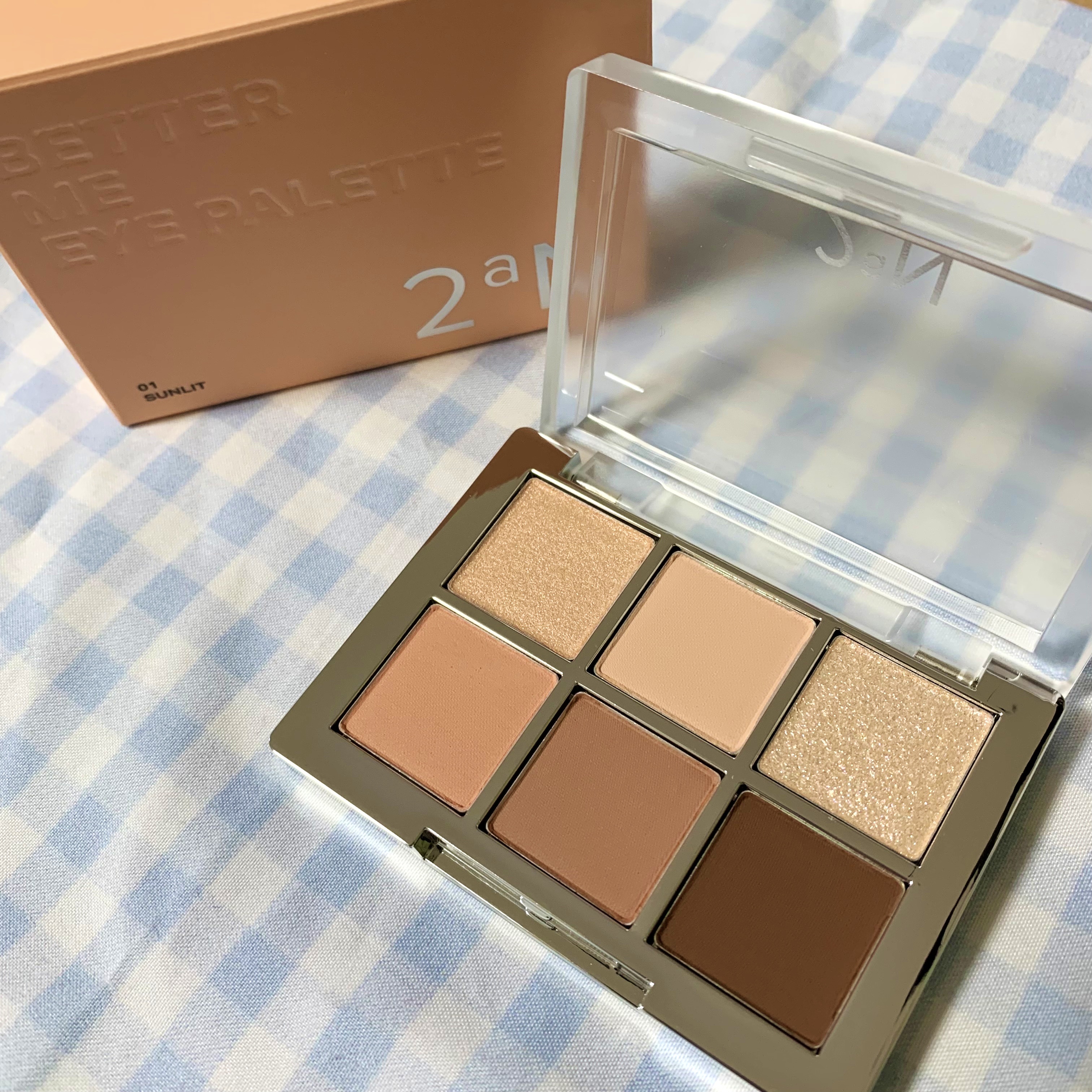 ベターミーアイパレット 01 サンリット/2aN/マルチパレットを使ったクチコミ（1枚目）