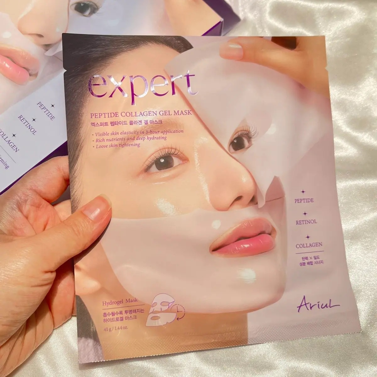 アリウル エキスパート ペプチドコラーゲンゲルマスク/Ariul/シートマスク・パックを使ったクチコミ（2枚目）