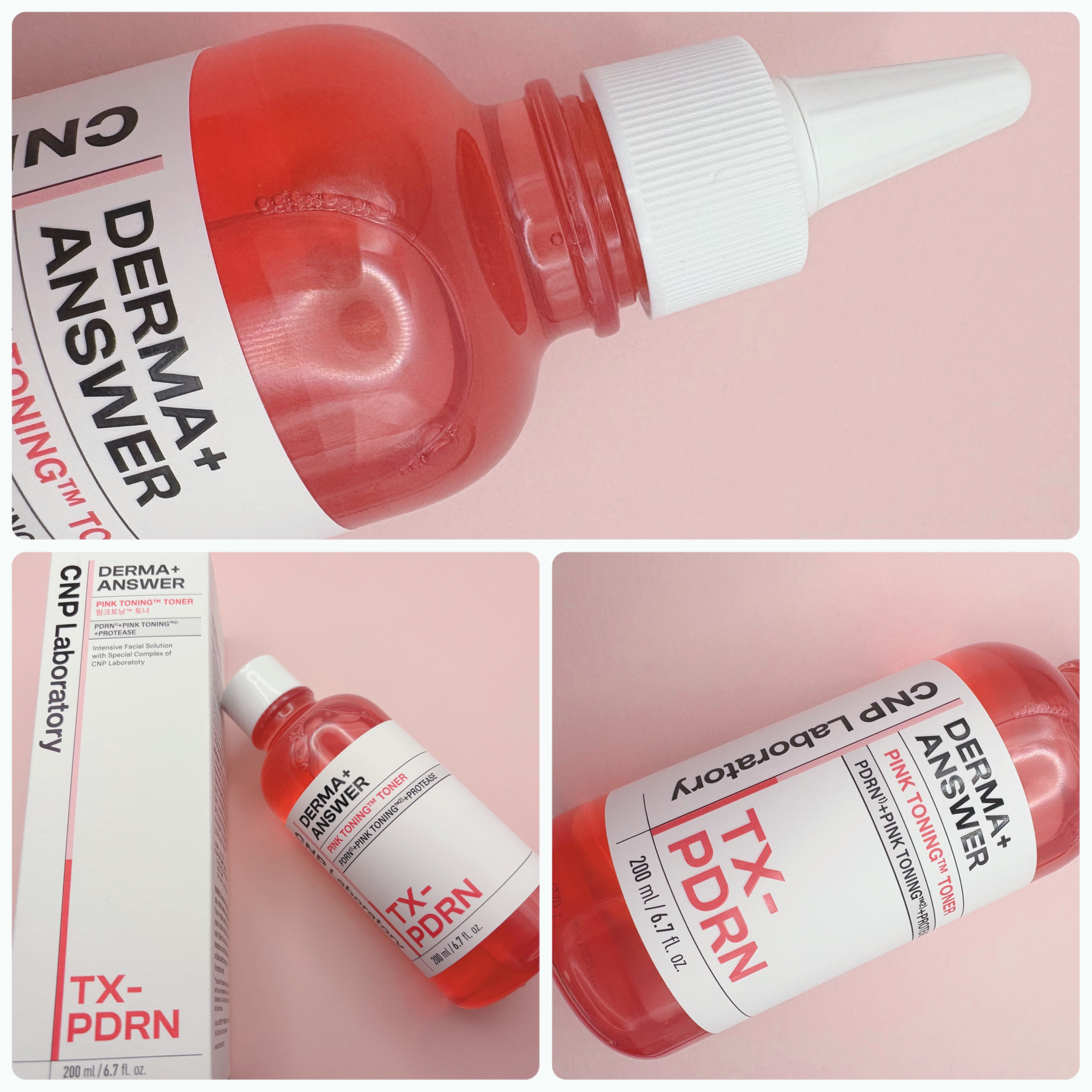 ダーマアンサーピンクトーニングトナー/CNP Laboratory/化粧水を使ったクチコミ（2枚目）