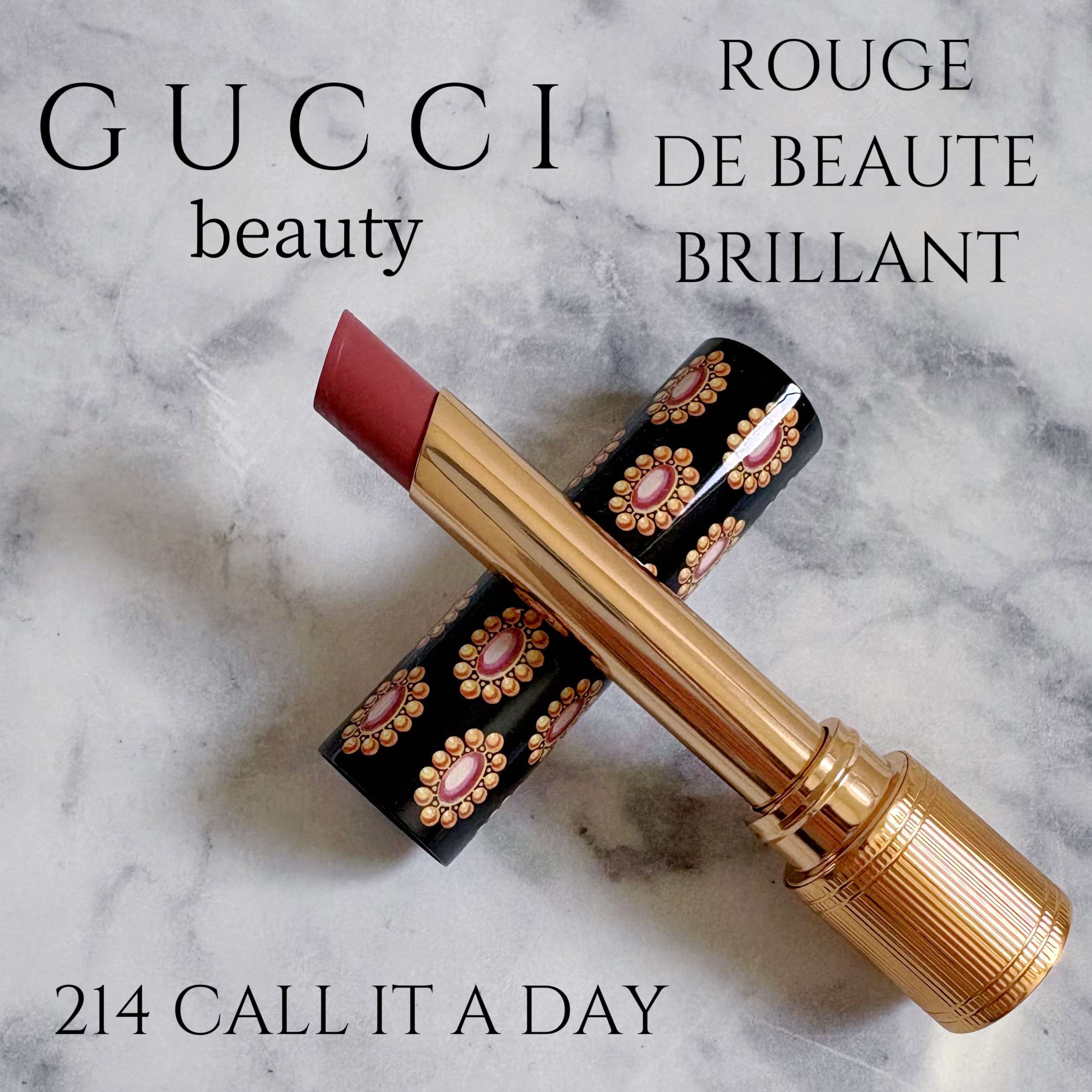 グッチ ルージュ ドゥ ボーテ ブリアン/GUCCI beauty/口紅を使ったクチコミ（1枚目）