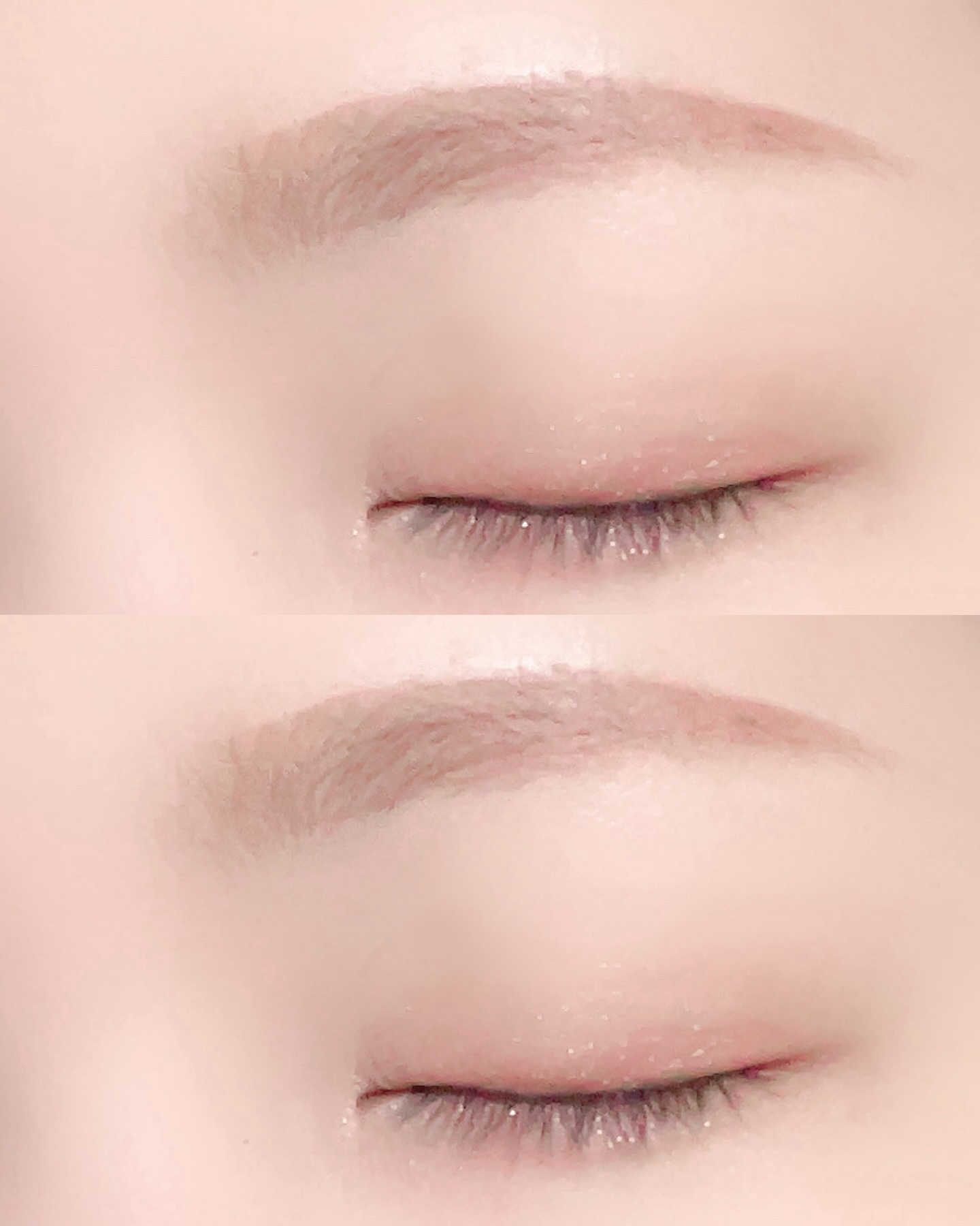 インスパイアスキニーブロウカラ/mude./眉マスカラを使ったクチコミ（3枚目）