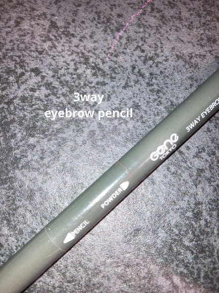 UR GLAM 3WAY EYEBROW PENCIL(3WAYアイブロウペンシル)/U R GLAM/アイブロウペンシルを使ったクチコミ(1枚目)