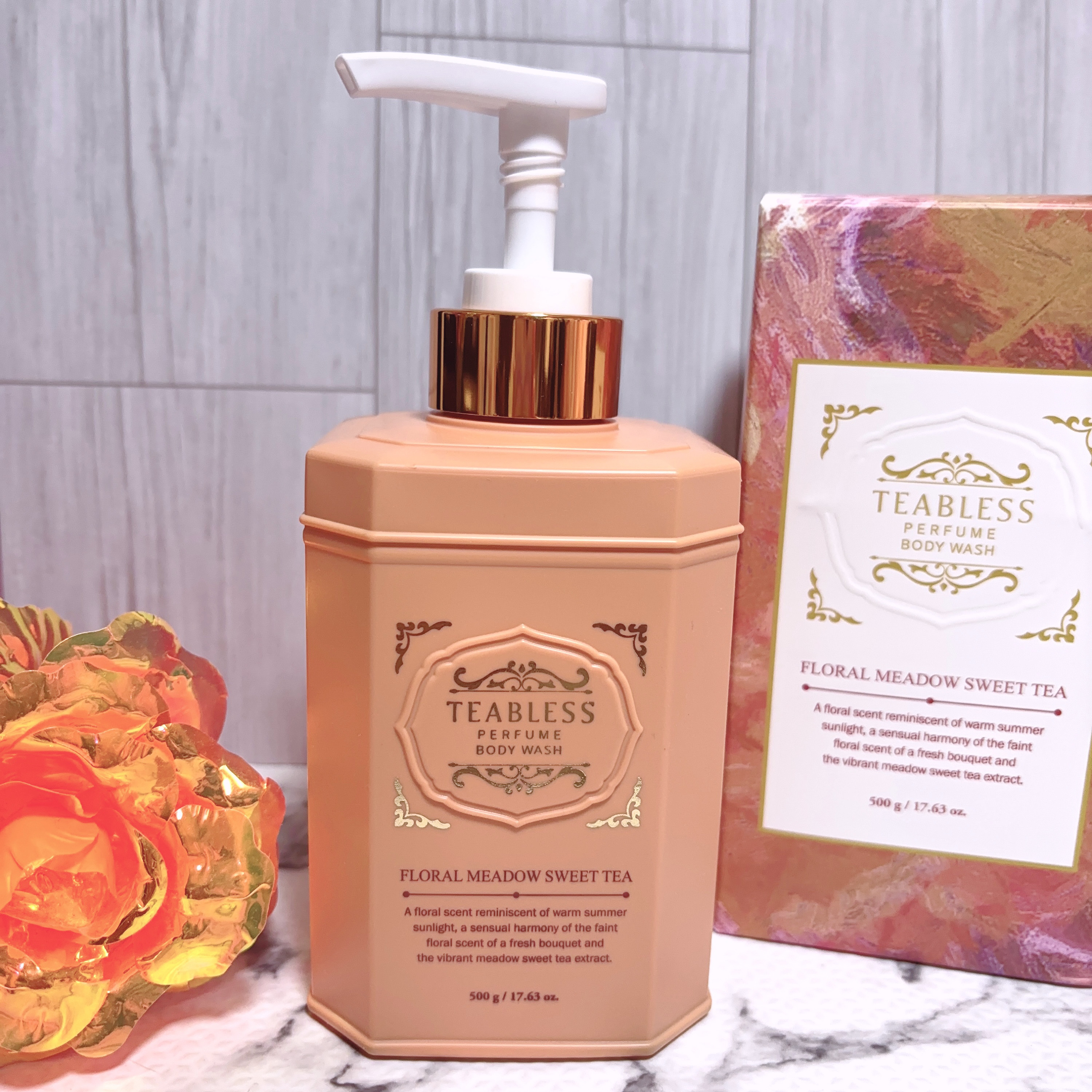 フローラル メドウ スイートティー  パフュームボディソープ/TEABLESS/ボディソープを使ったクチコミ（1枚目）