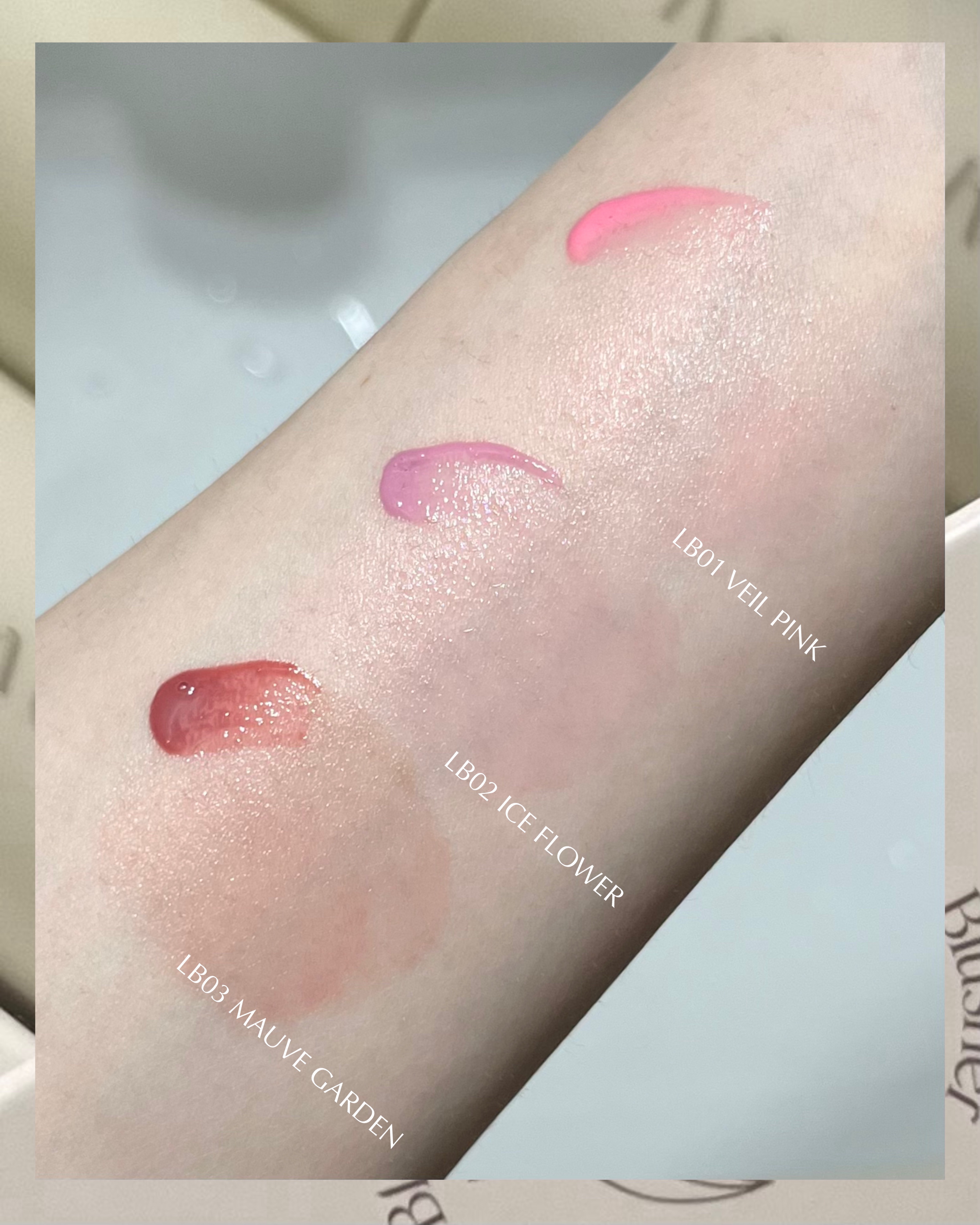 フルールリキッドチーク/hadaha/リキッドチークを使ったクチコミ（3枚目）