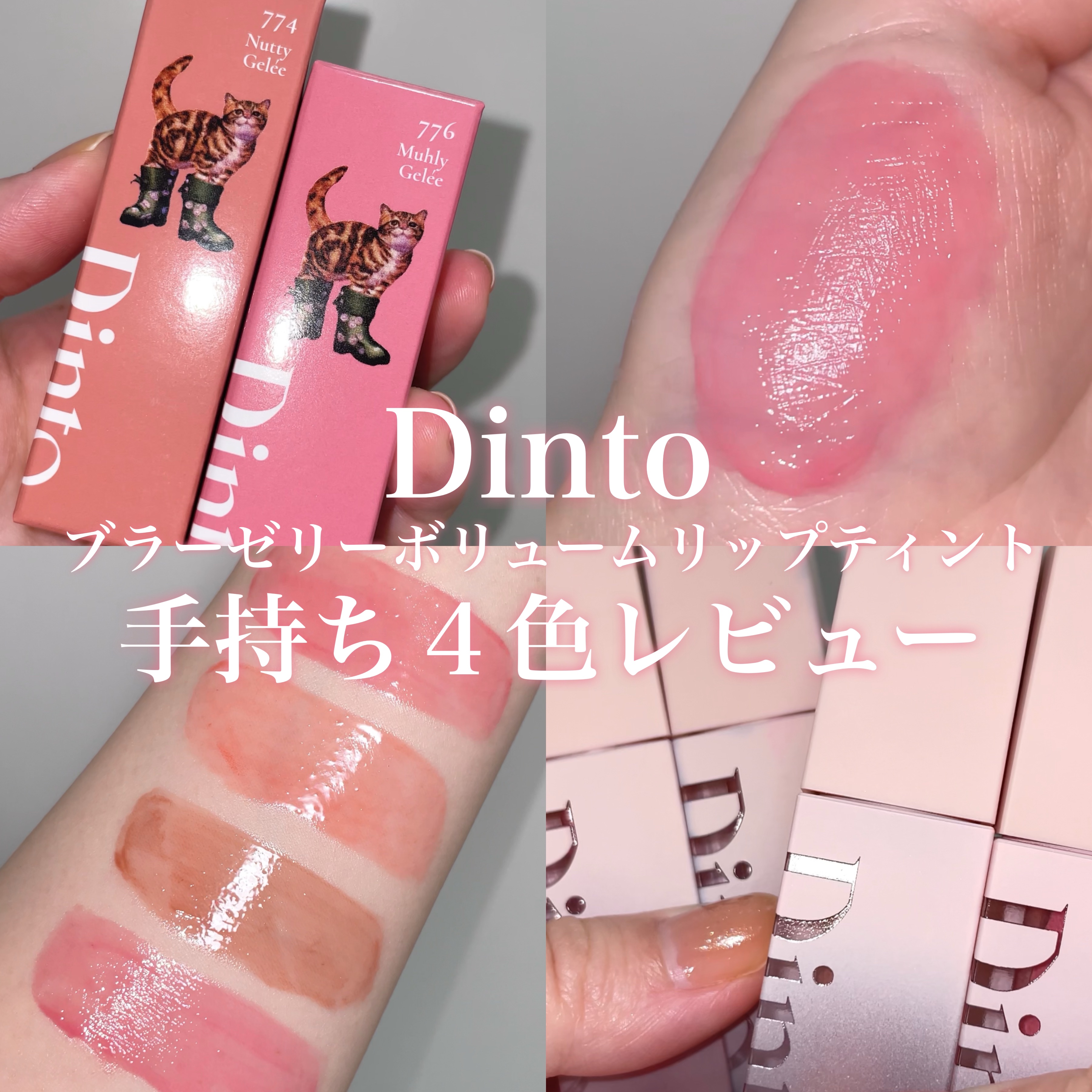 （ル・シャ ボテコレクション）ブラーゼリーボリュームリップティント/Dinto/リップティントを使ったクチコミ（1枚目）