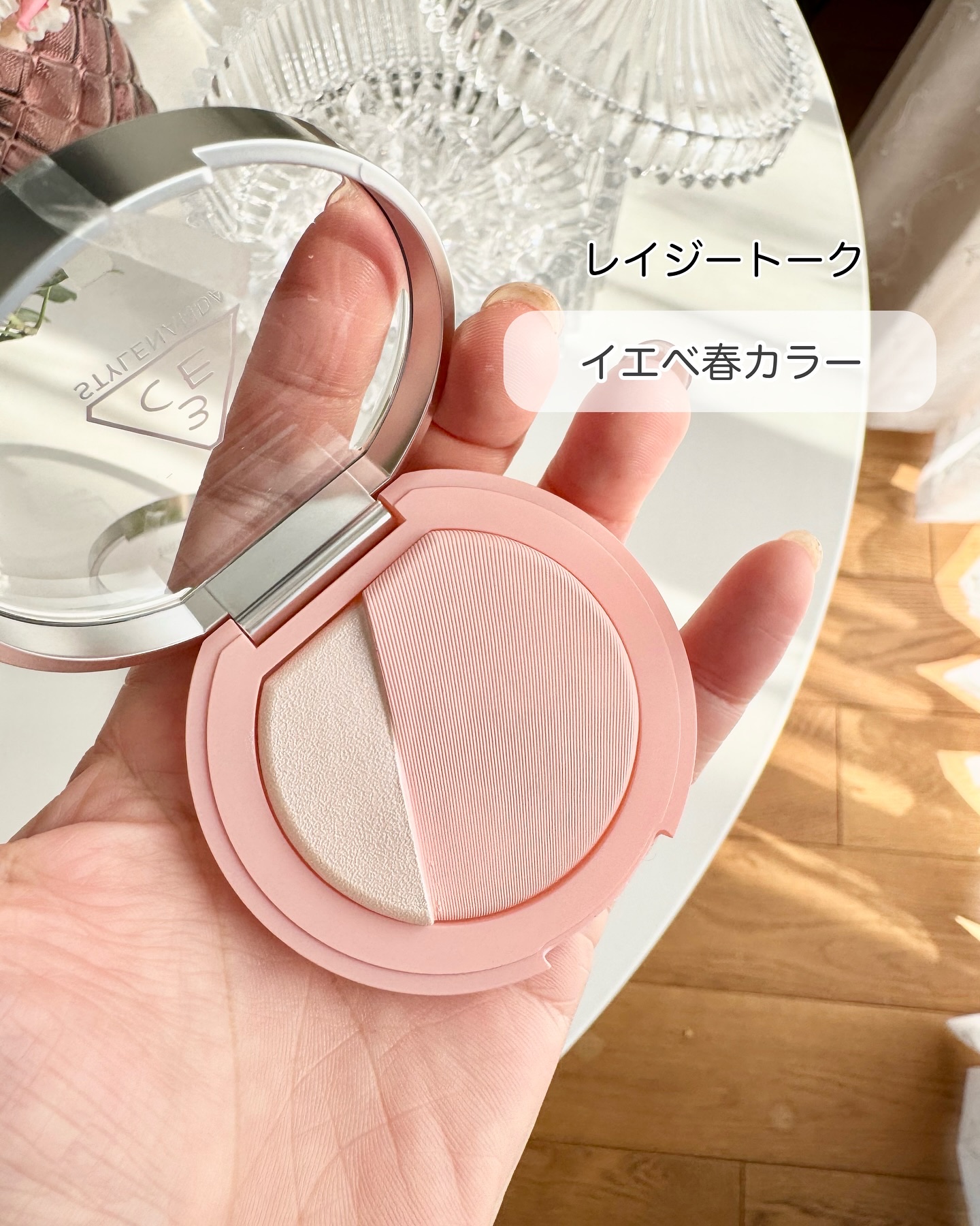 3CE ブラッシュライター/3CE/パウダーチークを使ったクチコミ（2枚目）