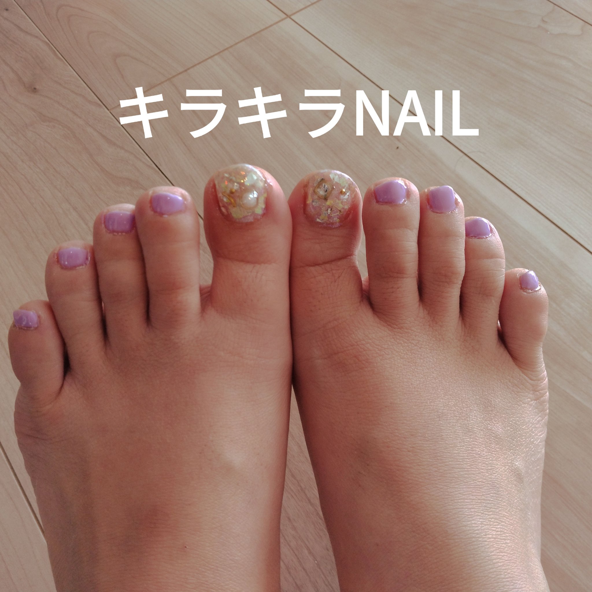 ジェルネイル（ライト対応）/セリア/ジェルネイルを使ったクチコミ（2枚目）