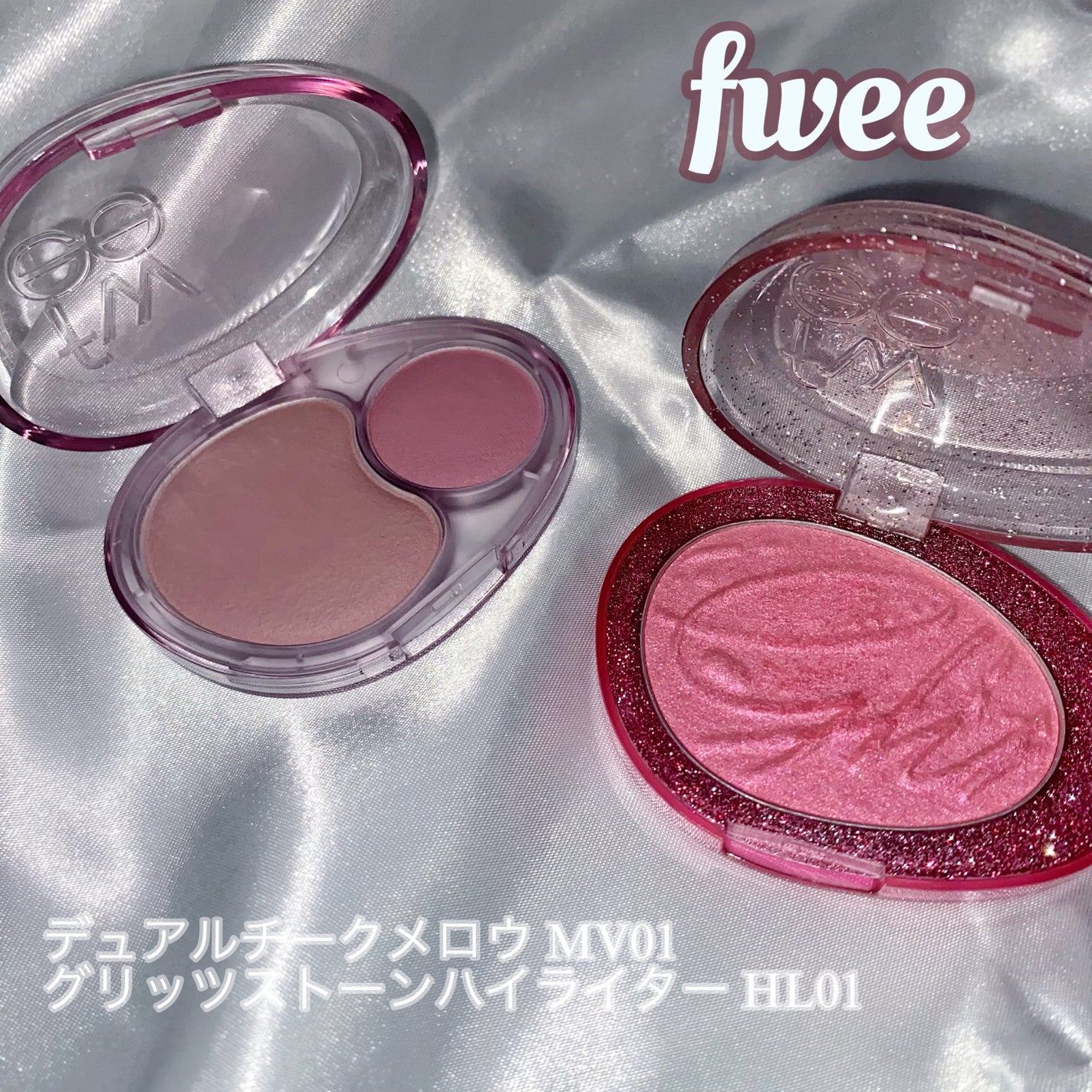 デュアルチークメロウ/fwee/ジェル・クリームチークを使ったクチコミ(1枚目)