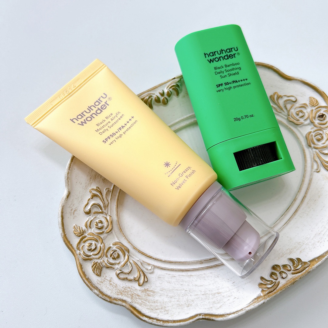 ブラックバンブーデイリー スージングサンシールド 20g SPF 50+/PA++++/haruharu wonder/日焼け止めスティックを使ったクチコミ（1枚目）