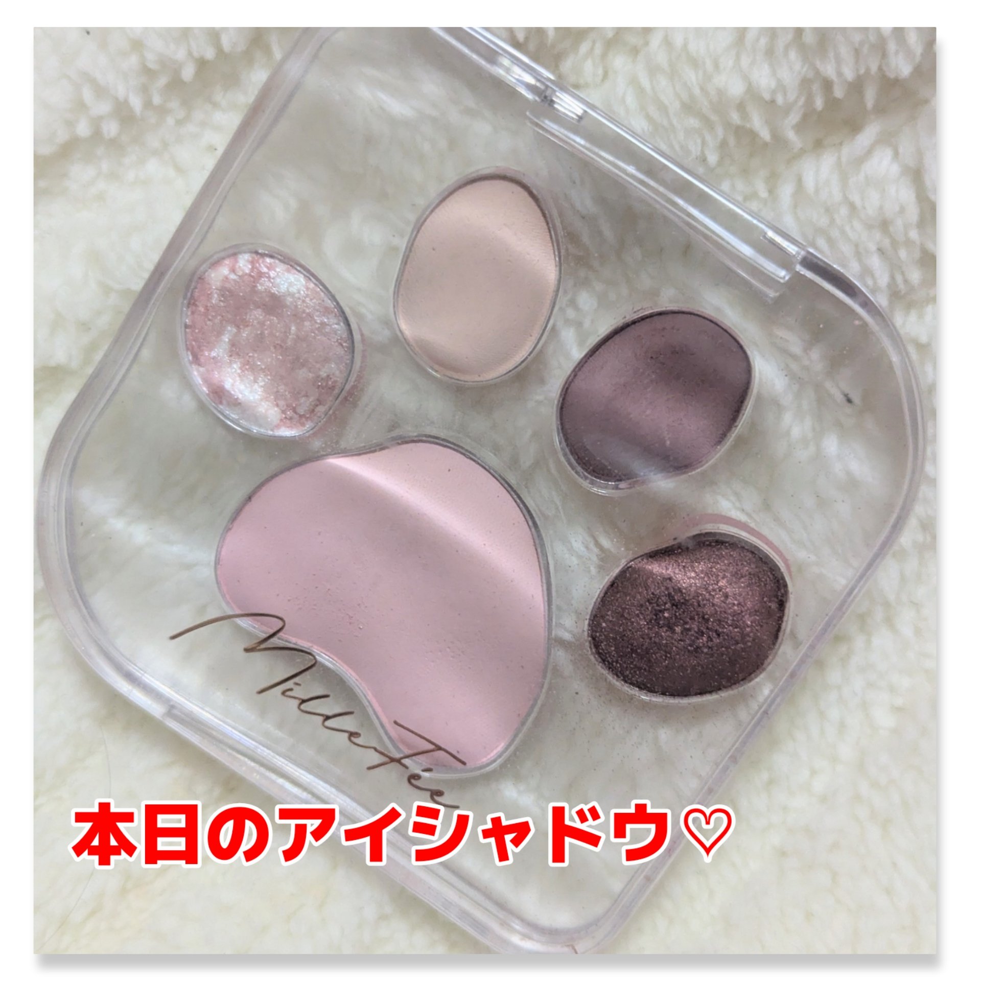 ミャオパウズアイシャドウパレット/MilleFée/アイシャドウパレットを使ったクチコミ（1枚目）
