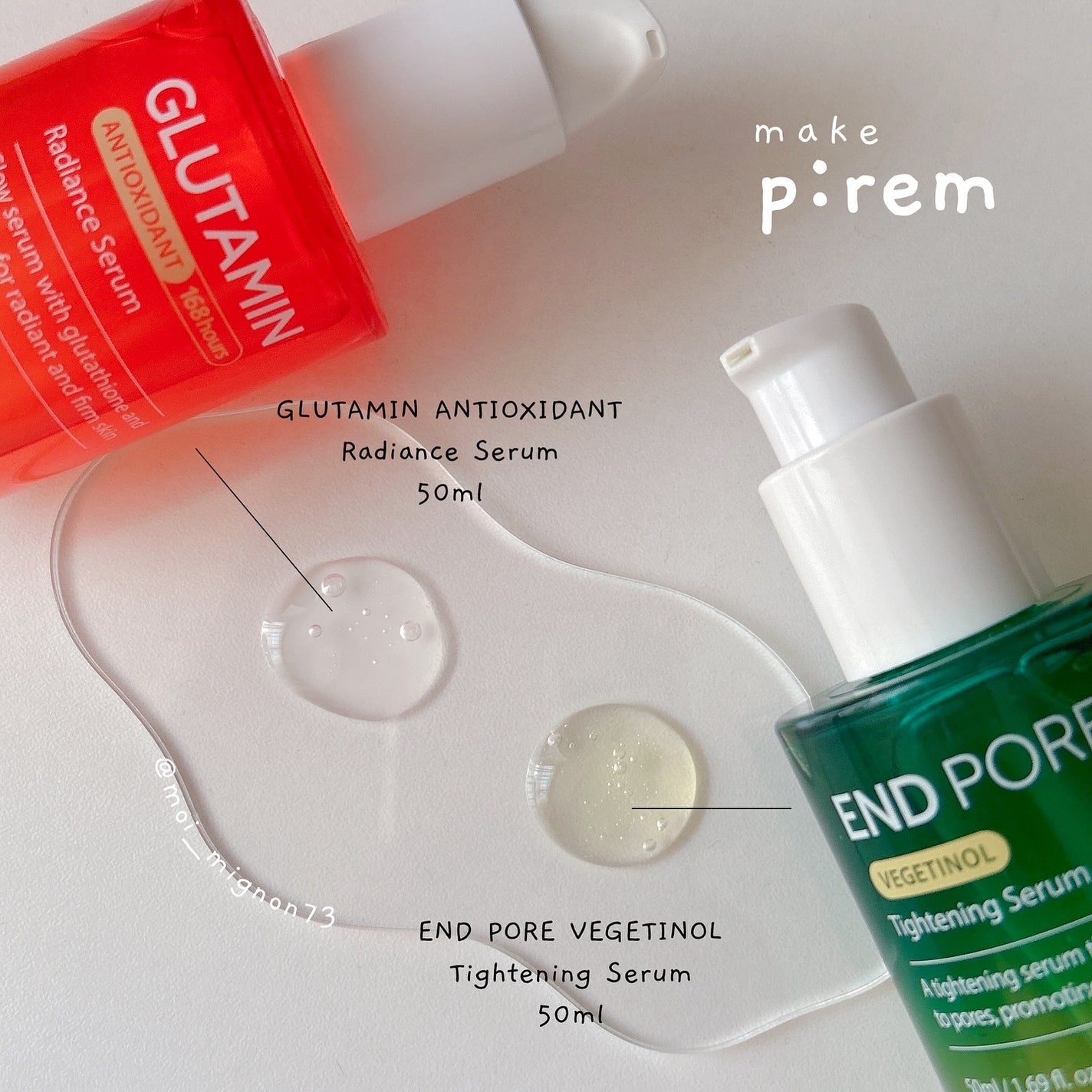 エンドポアベジチノールタイト二ングセラム/make prem/美容液を使ったクチコミ(4枚目)