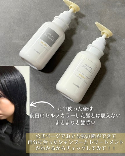 スカルプD ボーテ 薬用スカルプシャンプー(モイスト)/薬用トリートメントパック(モイスト)/アンファー(スカルプD)/市販シャンプーを使ったクチコミ(4枚目)