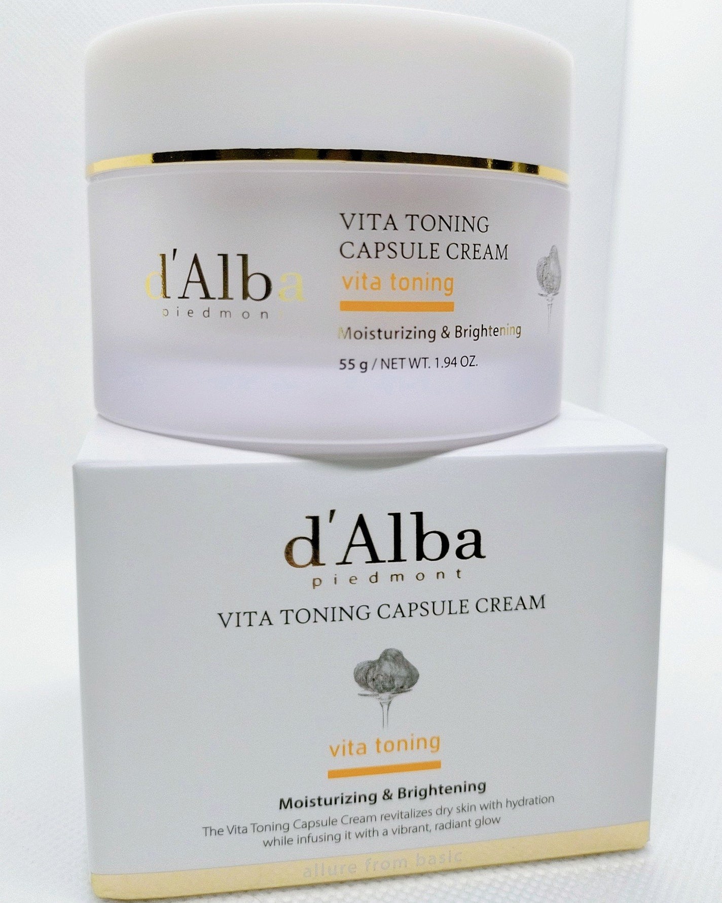 ビタトーニングカプセルクリーム/ダルバ/フェイスクリームを使ったクチコミ(2枚目)