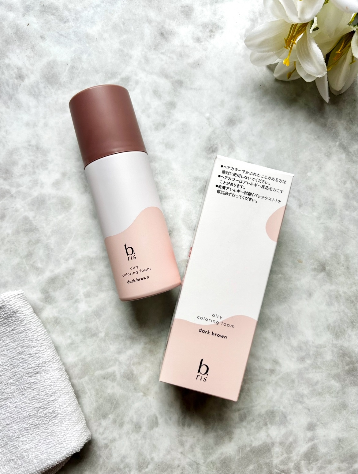 エアリー カラーリング フォーム/b.ris/ヘアカラーを使ったクチコミ（1枚目）