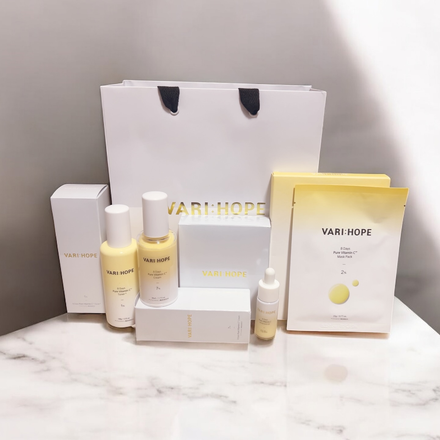 ８デイズピュアビタミンCアンプル/VARI:HOPE/美容液を使ったクチコミ（1枚目）