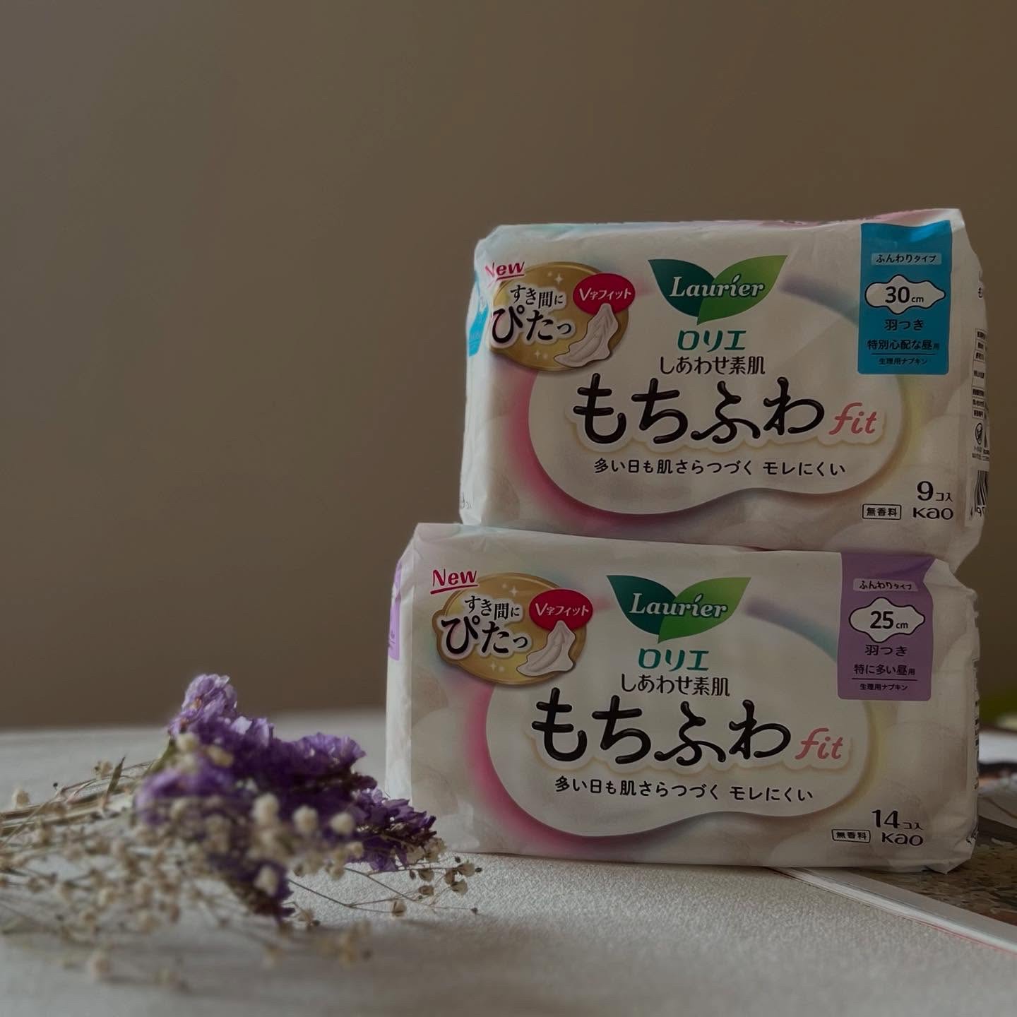 ロリエ もちふわ fit 25cm 羽つき 14コ入 (医薬部外品 )/ロリエ/ナプキンを使ったクチコミ（3枚目）