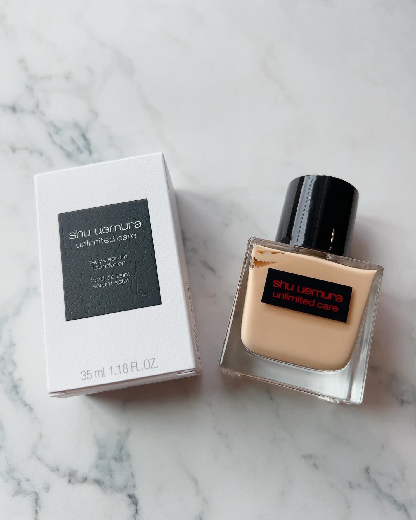 アンリミテッド ケア ツヤ セラム ファンデーション/shu uemura/リキッドファンデーションを使ったクチコミ(1枚目)