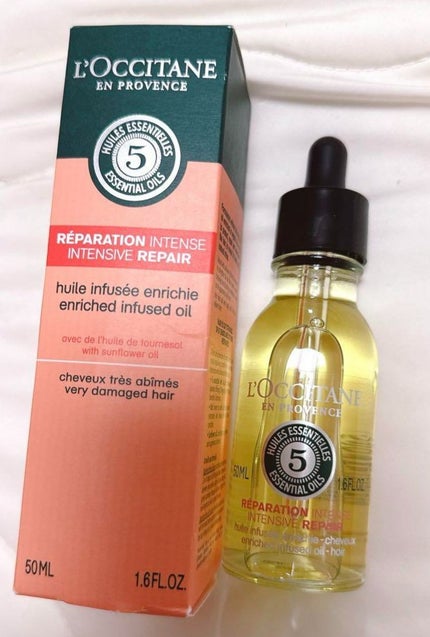 インテンシヴリペア ヘアオイル/L'OCCITANE/ヘアオイルを使ったクチコミ(1枚目)