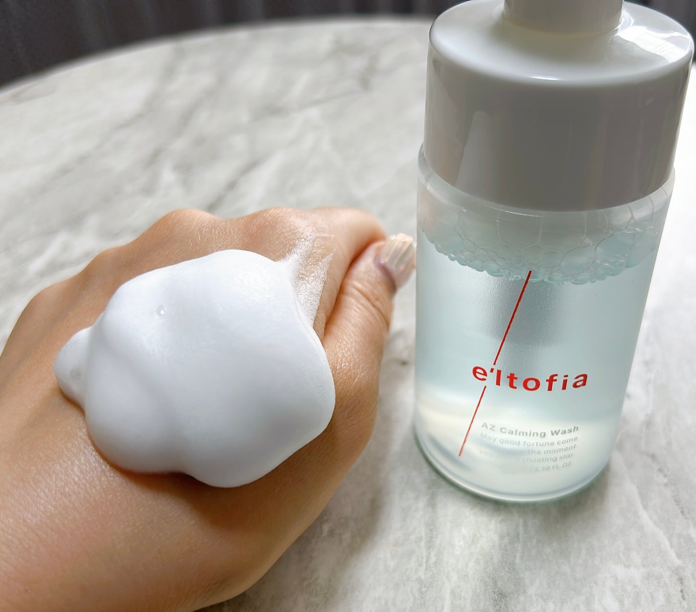 AZ Calming Wash/e'ltofia/泡洗顔を使ったクチコミ(5枚目)