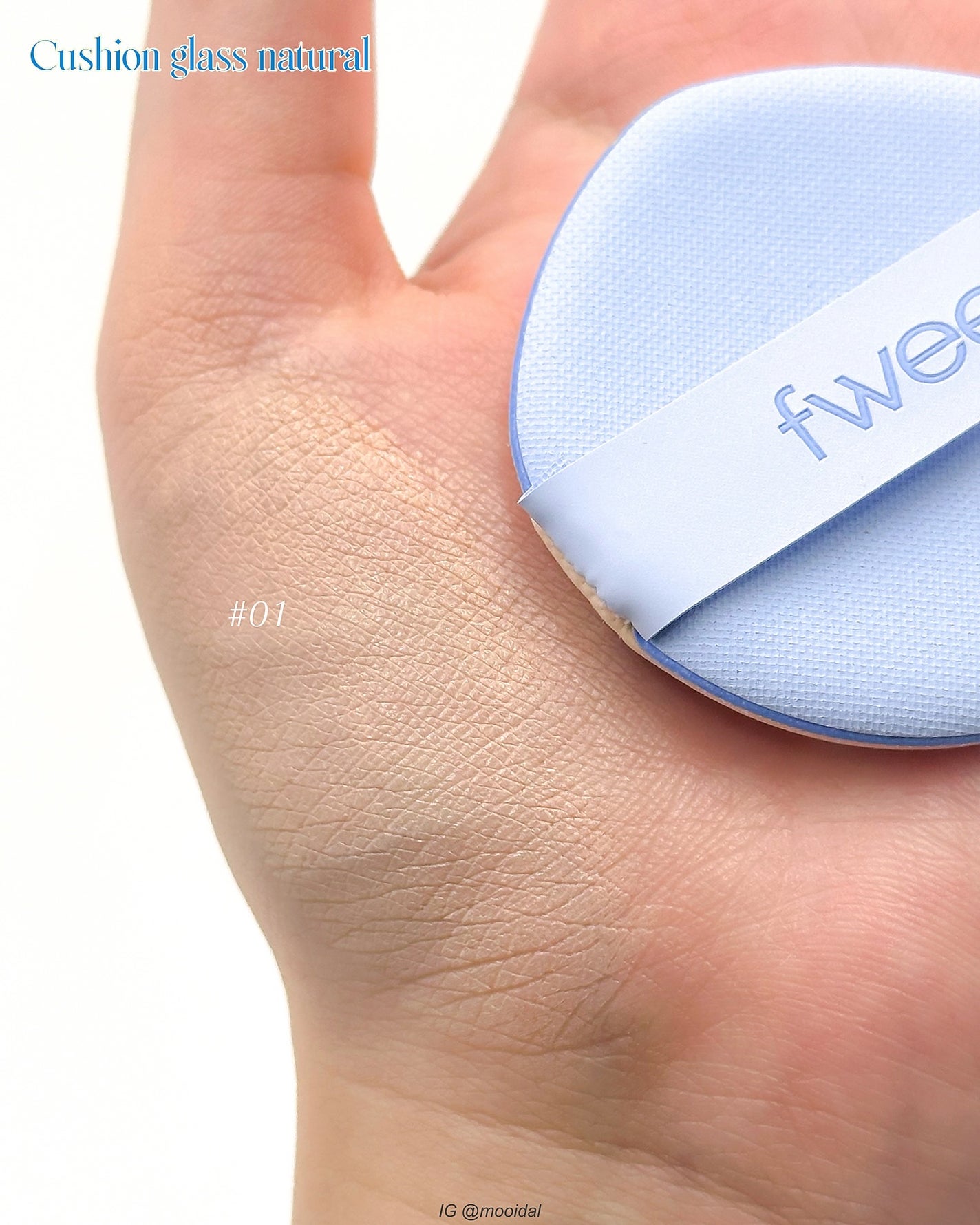 フィー クッションガラス ナチュラル/fwee/クッションファンデーションを使ったクチコミ(4枚目)