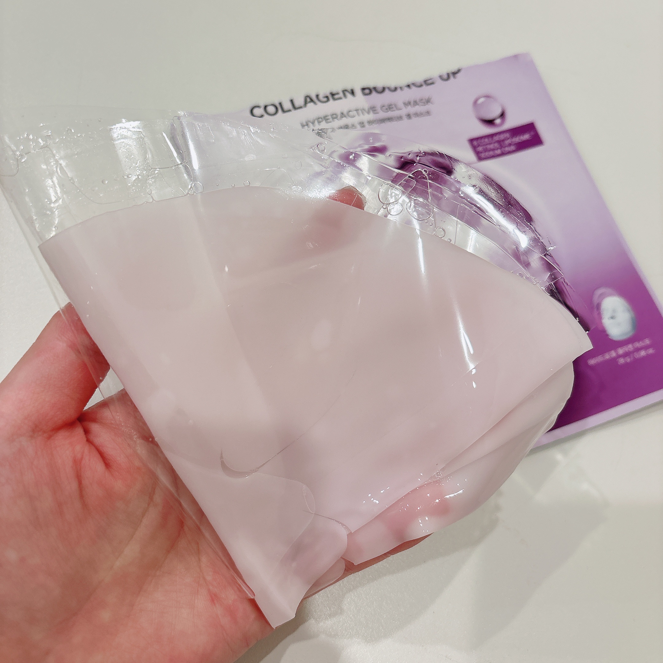 コラーゲンバウンスアップハイパーアクティブゲルマスク/SNP/シートマスク・パックを使ったクチコミ（2枚目）