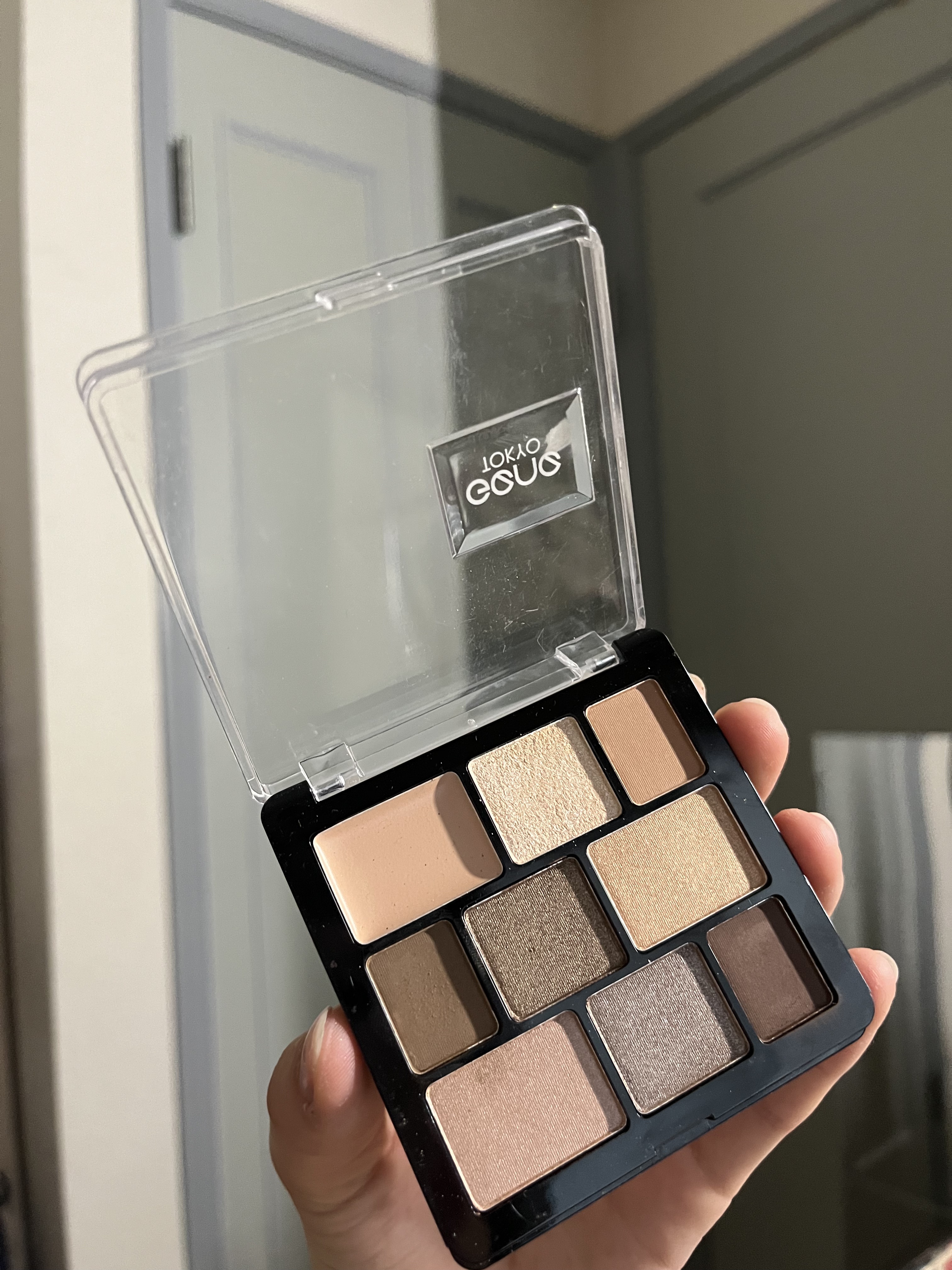 GENE TOKYO ムードアイシャドウパレット 01/DAISO/アイシャドウパレットを使ったクチコミ（2枚目）