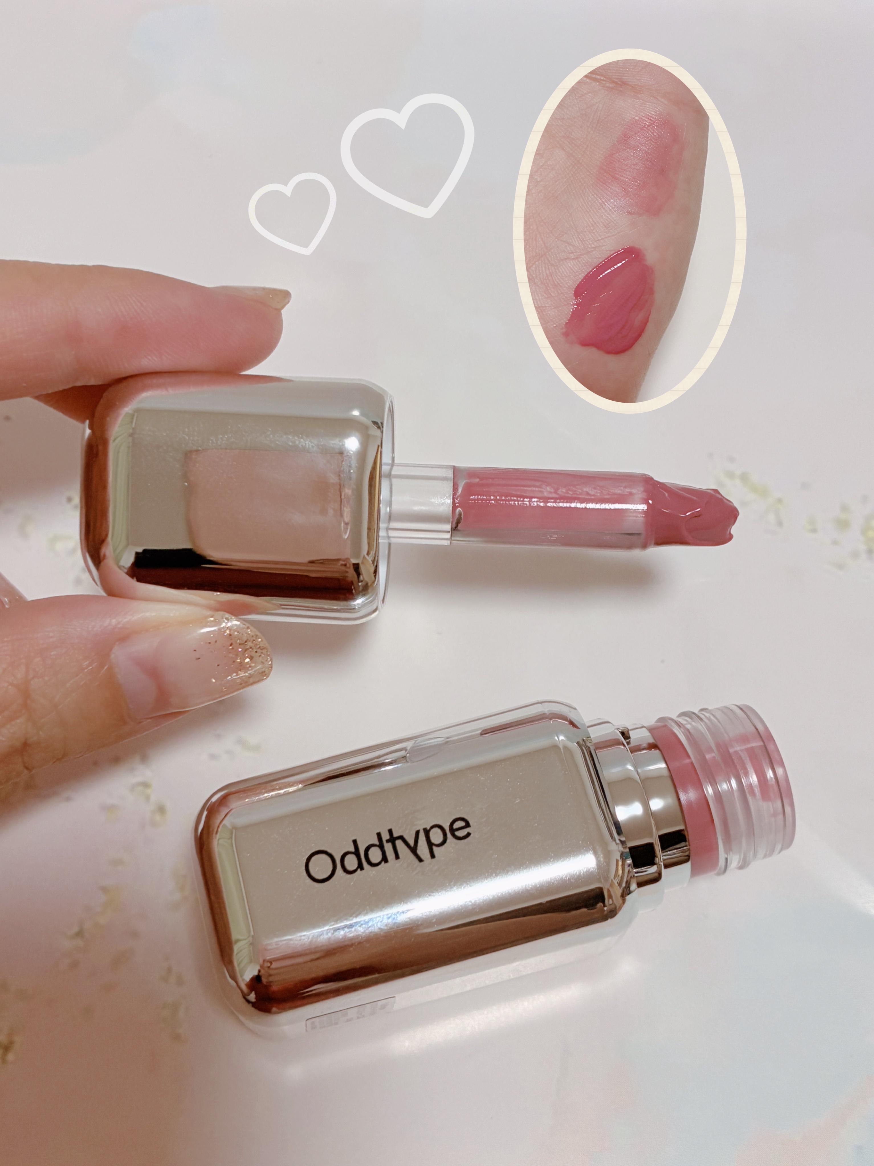 アンシーン ミラーティント 651 エル.ジー.エス/Oddtype/リップティントを使ったクチコミ（2枚目）