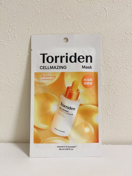 セルメイジング ビタC ブライトニングマスク/Torriden/シートマスク・パックを使ったクチコミ(1枚目)