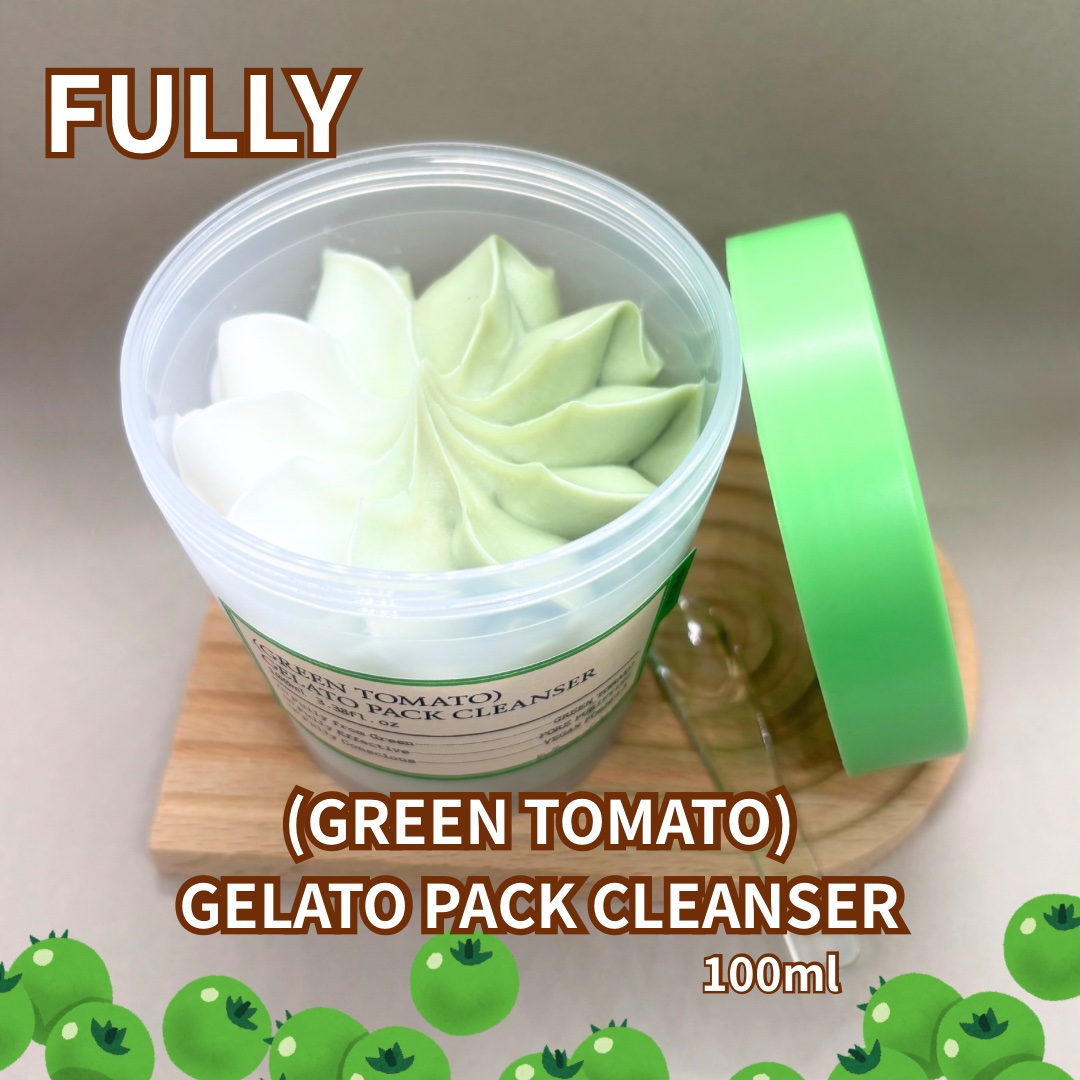 グリーントマトジェラートパッククレンザー/FULLY/洗顔フォームを使ったクチコミ（2枚目）
