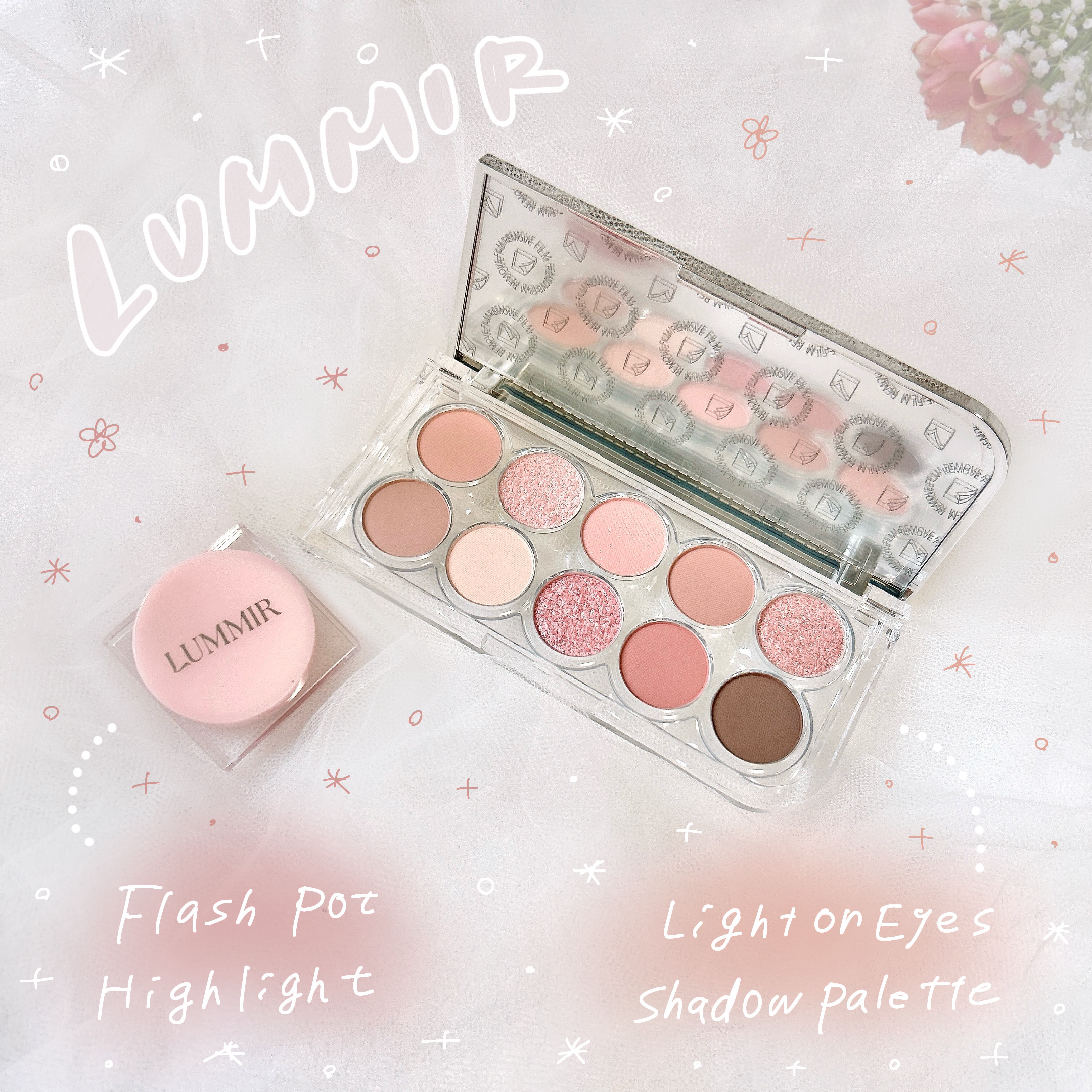 ライト オン アイズ シャドウ パレット/Lummir/アイシャドウパレットを使ったクチコミ（1枚目）