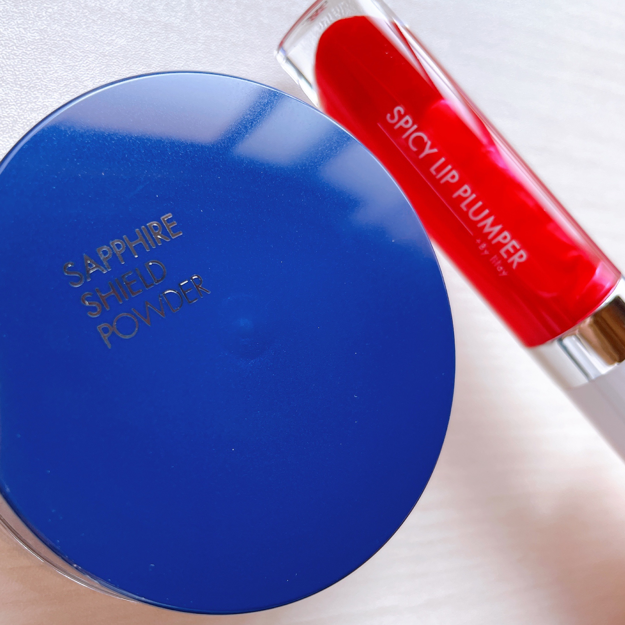 ＋By lilay サファイアシールドパウダー/LILAY/ルースパウダーを使ったクチコミ（1枚目）