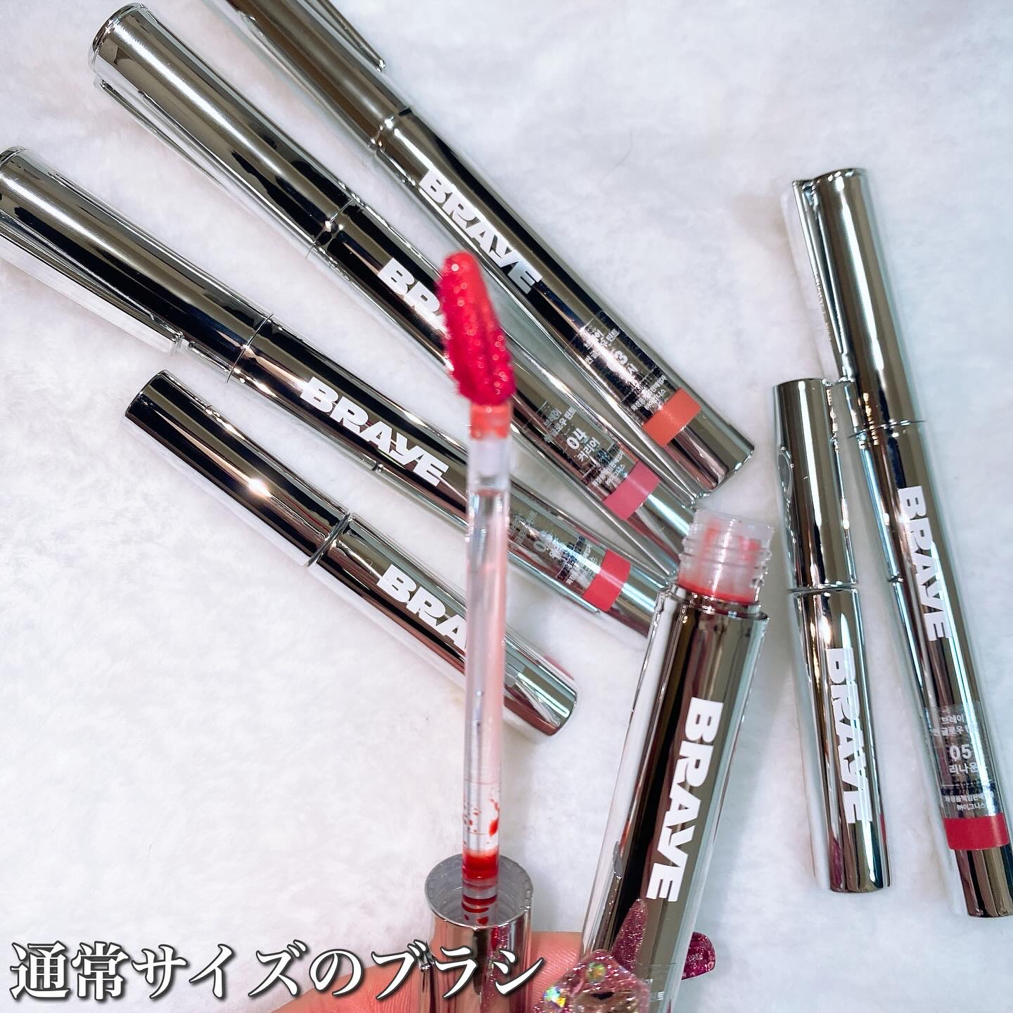 THIN GLOW TINT/BRAYE/口紅を使ったクチコミ（3枚目）