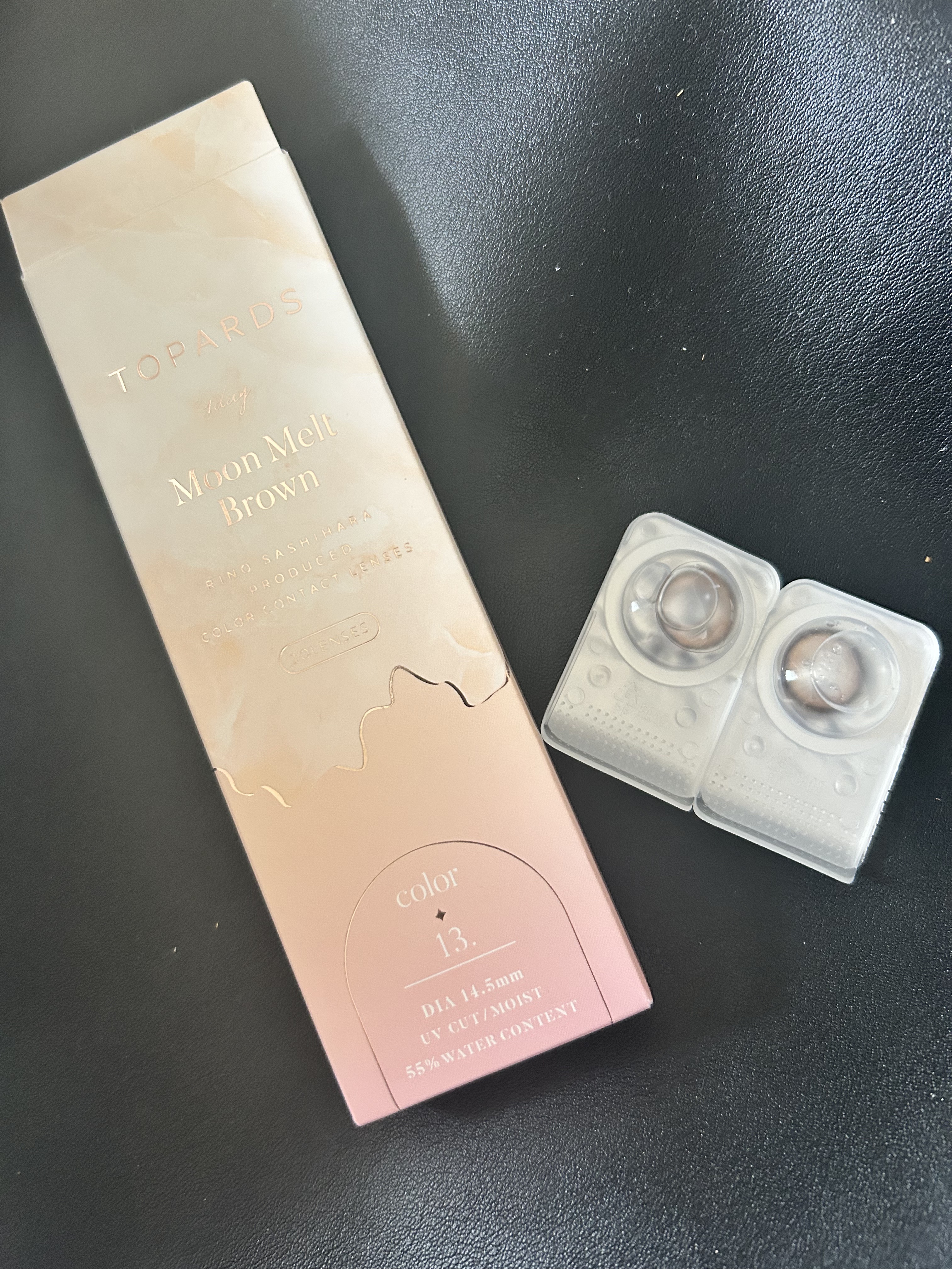 TOPARDS 1day ムーンメルトブラウン/TOPARDS/ワンデー（１DAY）カラコンを使ったクチコミ（1枚目）