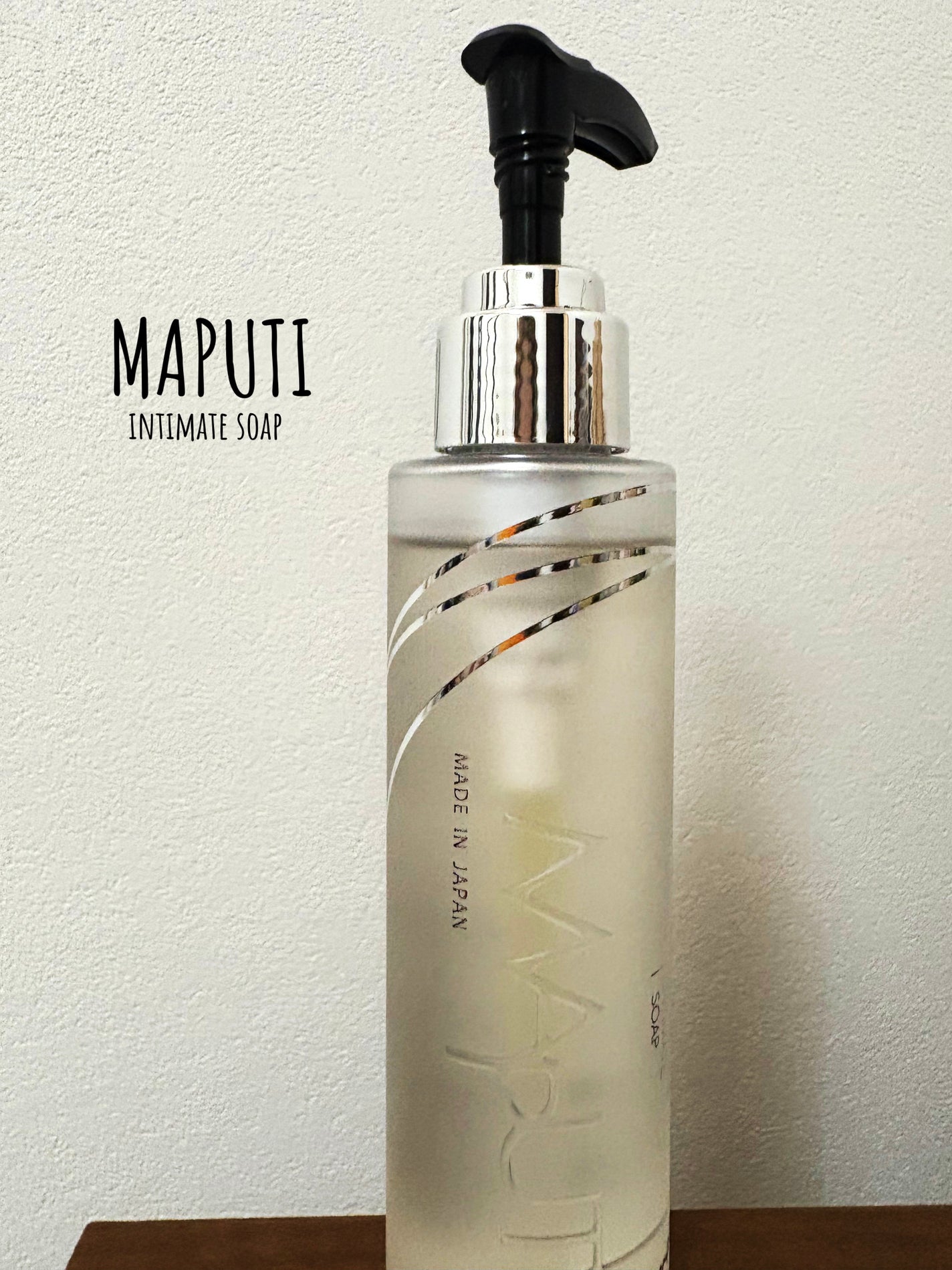 オーガニックフレグランスインティメイトソープ MAPUTI/MAPUTI/デリケートゾーンケアを使ったクチコミ(1枚目)