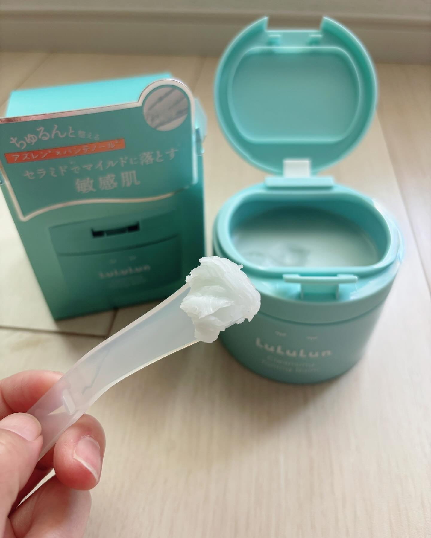 ルルルンクレンジング トーニングバーム MILD BLUE/ルルルン/クレンジングバームを使ったクチコミ（2枚目）