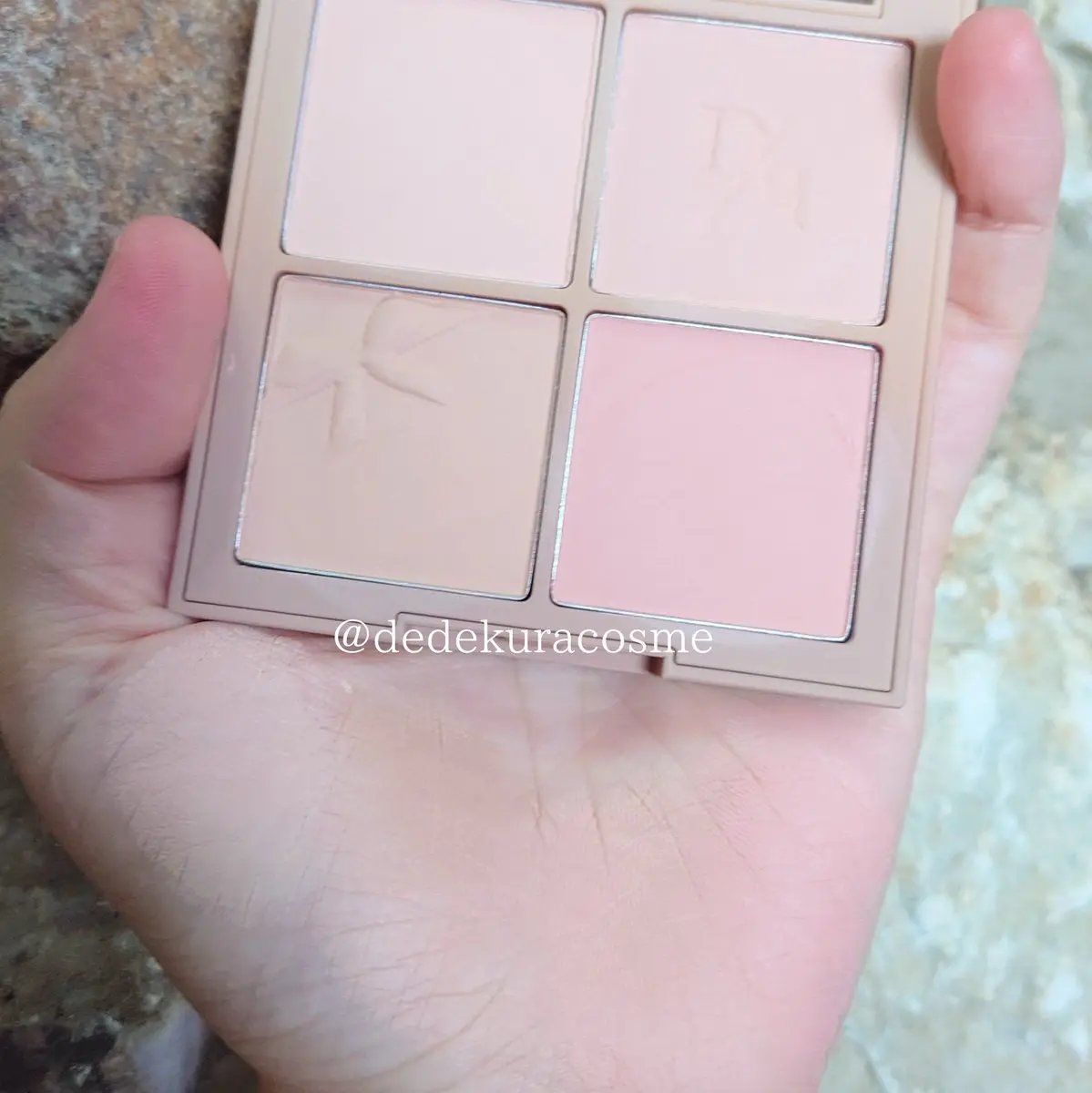 ブレンディングムードチーク 10 ミューテッドナッツ/dasique/パウダーチークを使ったクチコミ（1枚目）