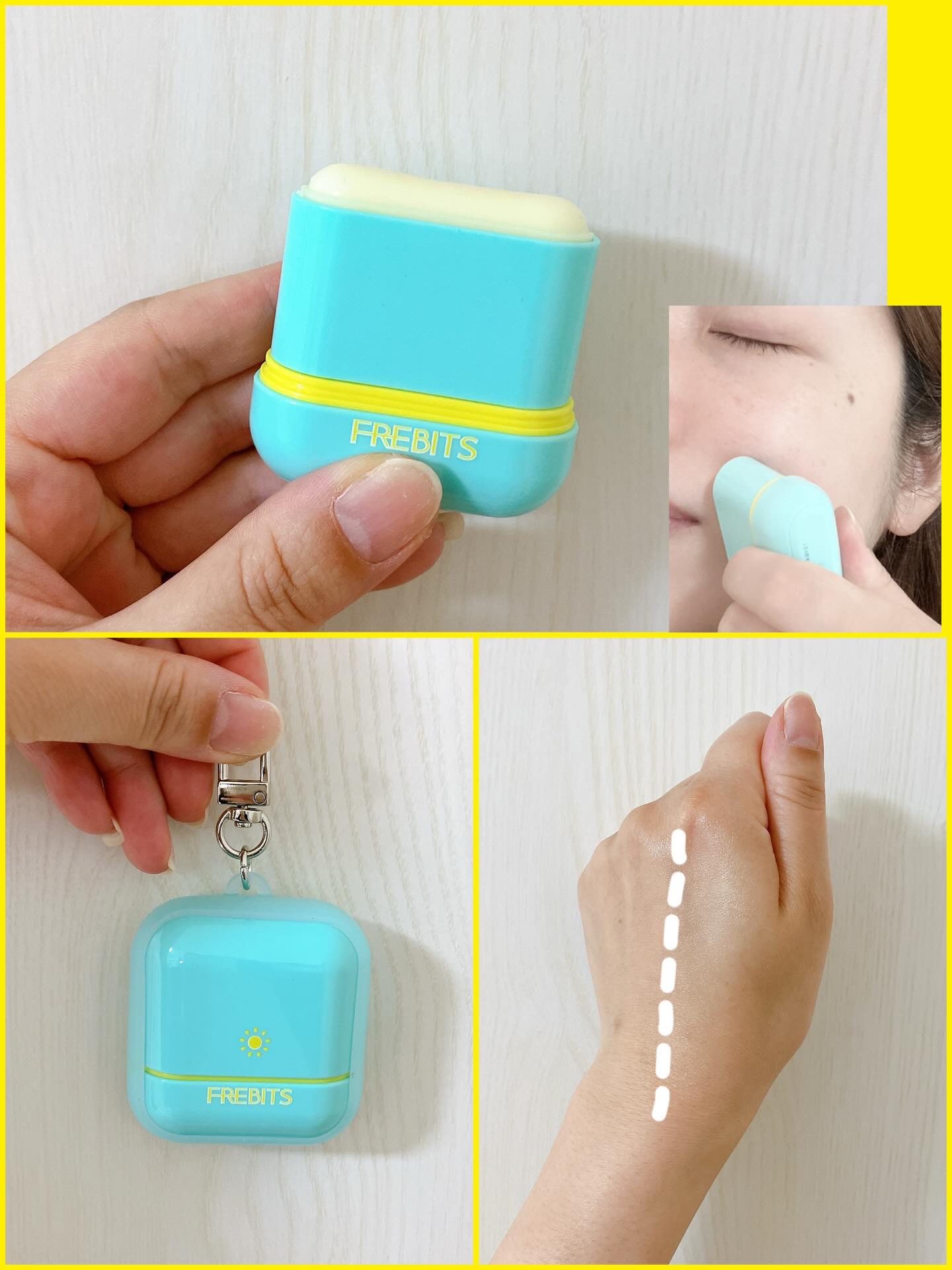 Air fit Sunstick/frebits/日焼け止めスティックを使ったクチコミ（2枚目）
